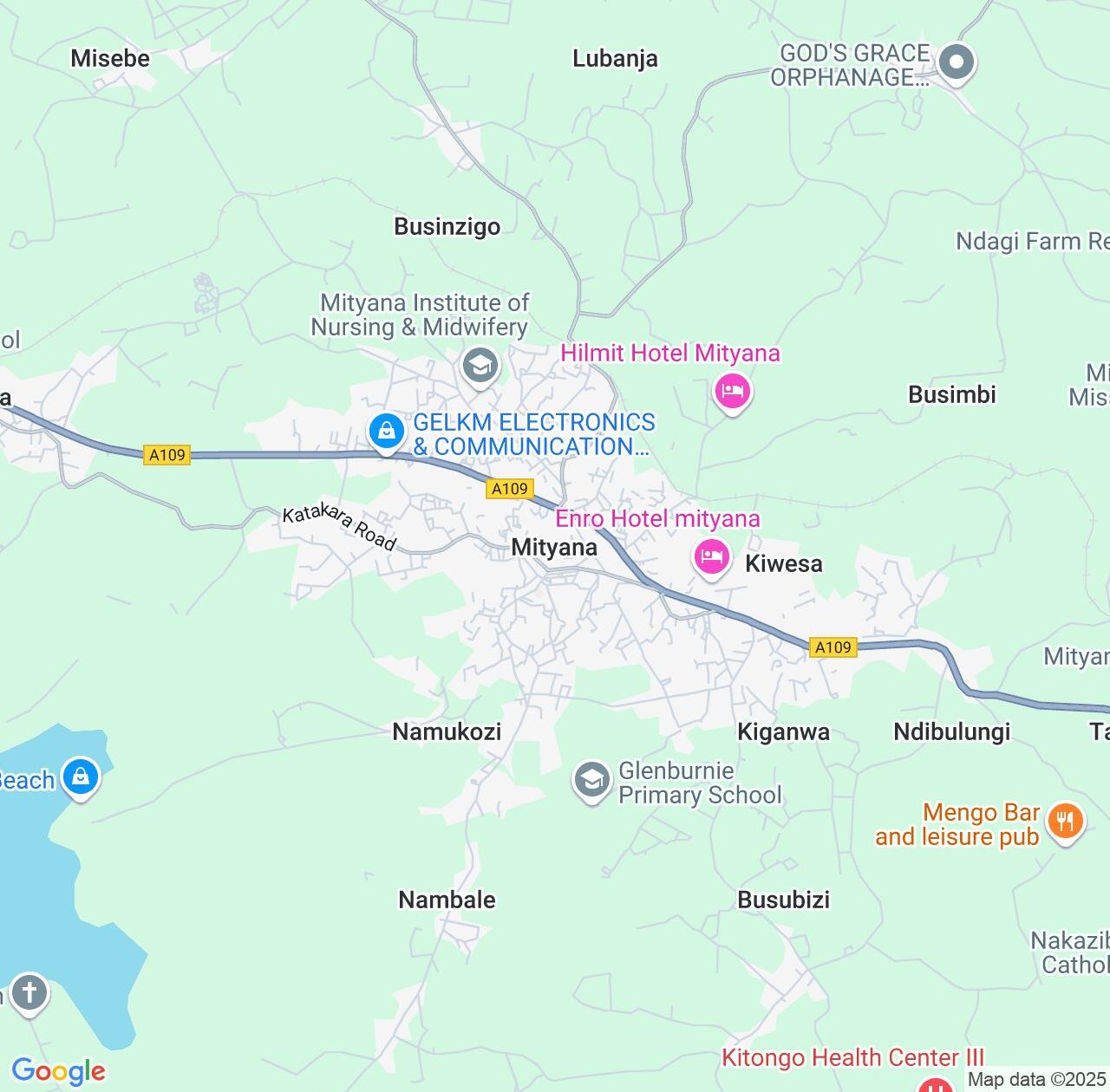 Map image for Intellectual Property Lawyers in Mityana and Central Region IP firms at coordinates  ; .