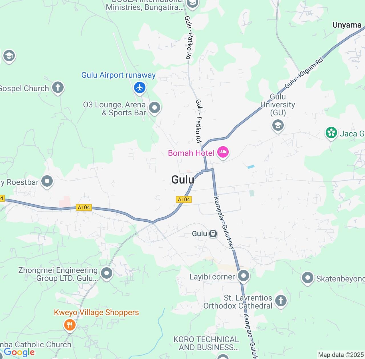Map image for Intellectual Property Lawyers in Gulu and Northern Region IP firms at coordinates  ; .