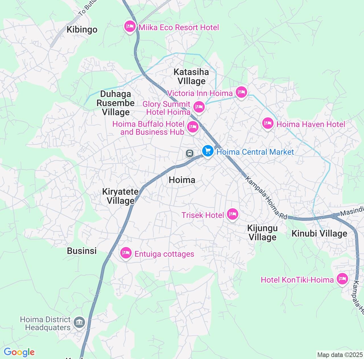 Map image for Intellectual Property Lawyers in Hoima and Western Region IP firms at coordinates  ; .