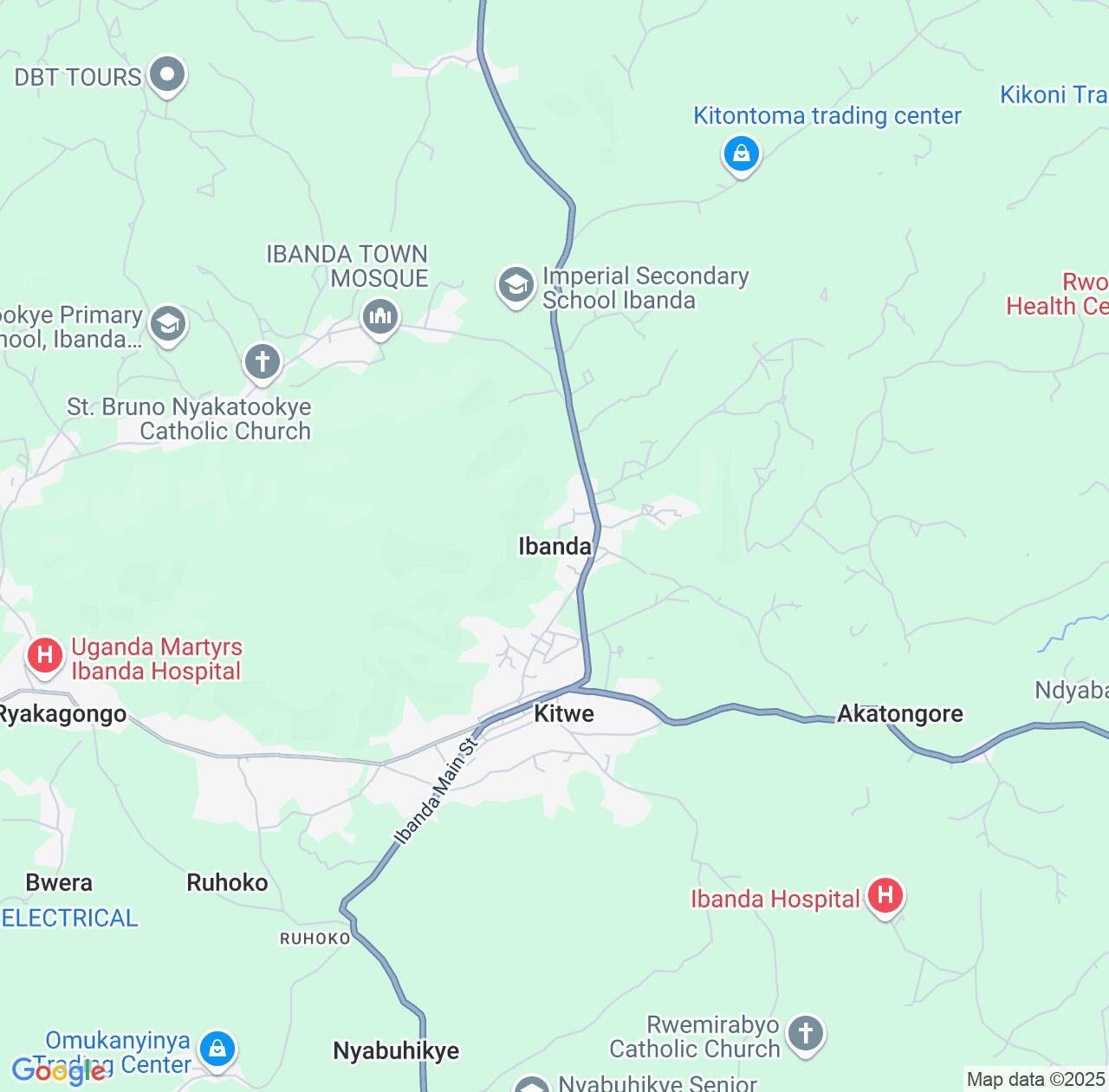 Map image for Intellectual Property Lawyers in Ibanda and Western Region IP firms at coordinates  ; .
