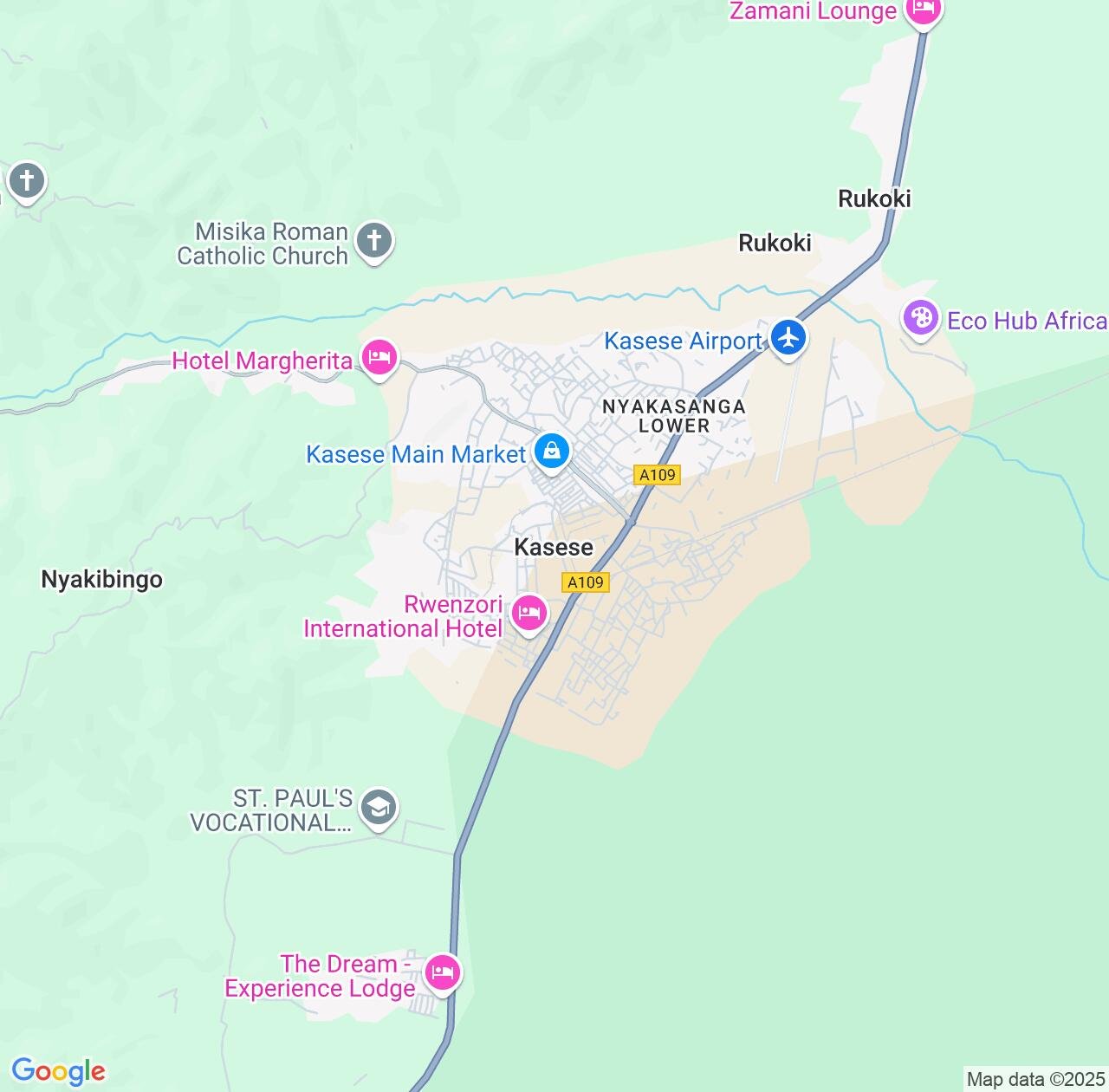 Map image for Intellectual Property Lawyers in Kasese and Western Region IP firms at coordinates  ; .