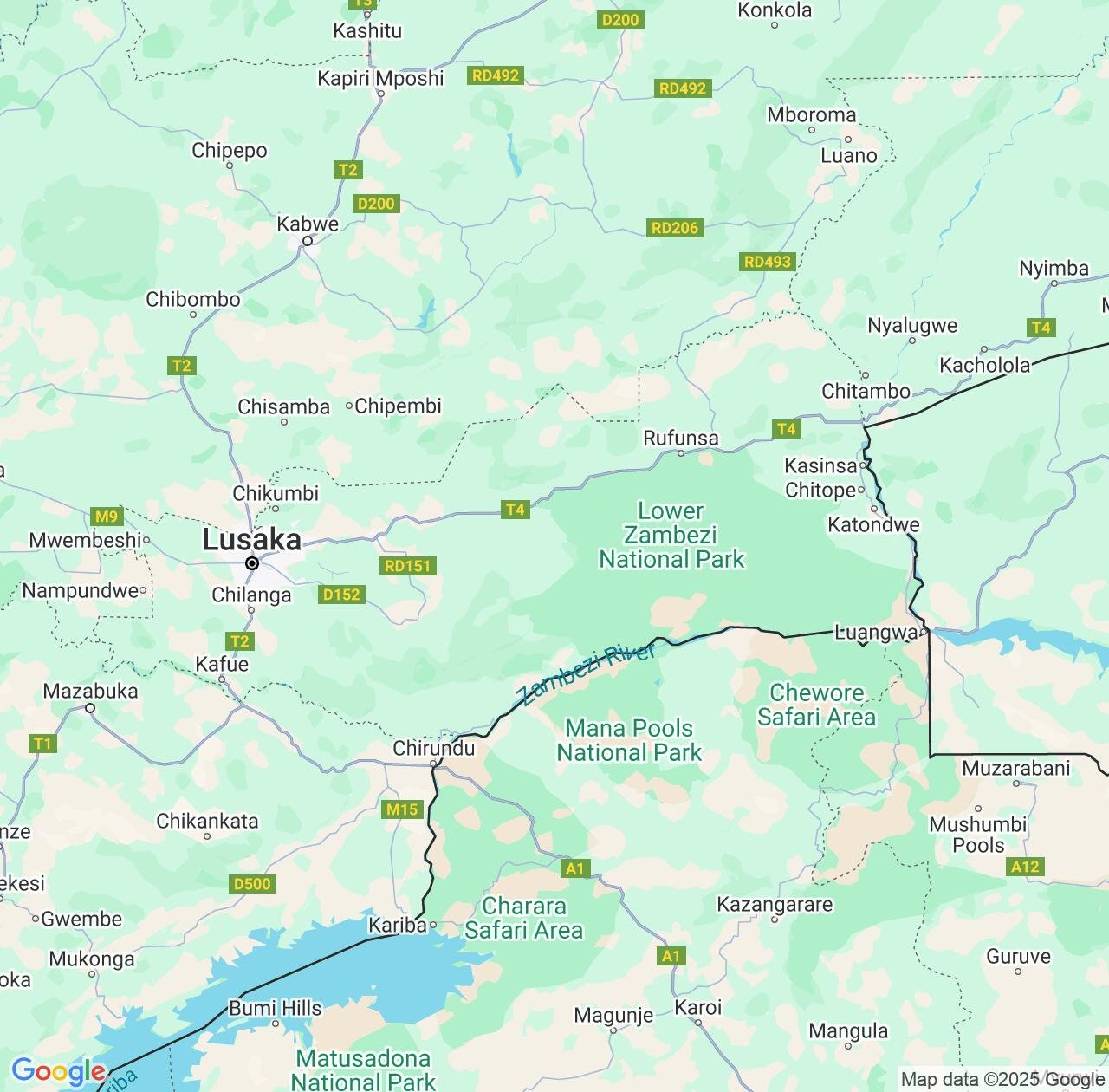 Map image for Intellectual Property Lawyers in Lusaka Province and Zambia IP firms at coordinates  ; .