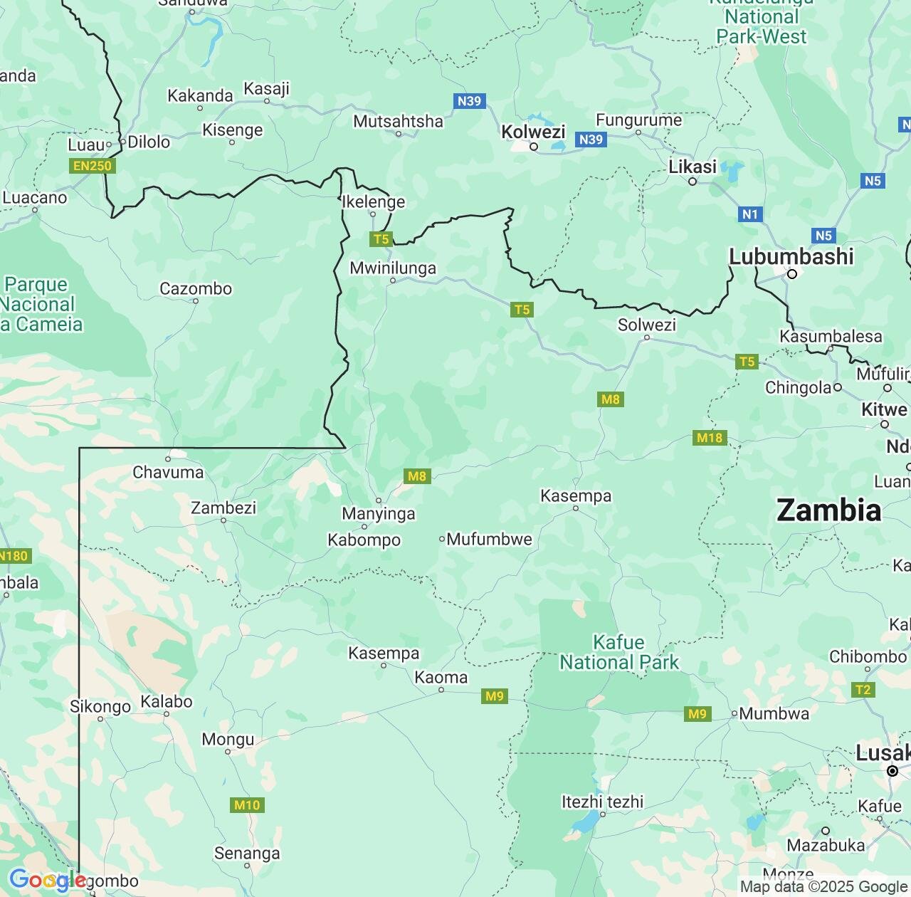 Map image for Intellectual Property Lawyers in North-Western and Zambia IP firms at coordinates  ; .