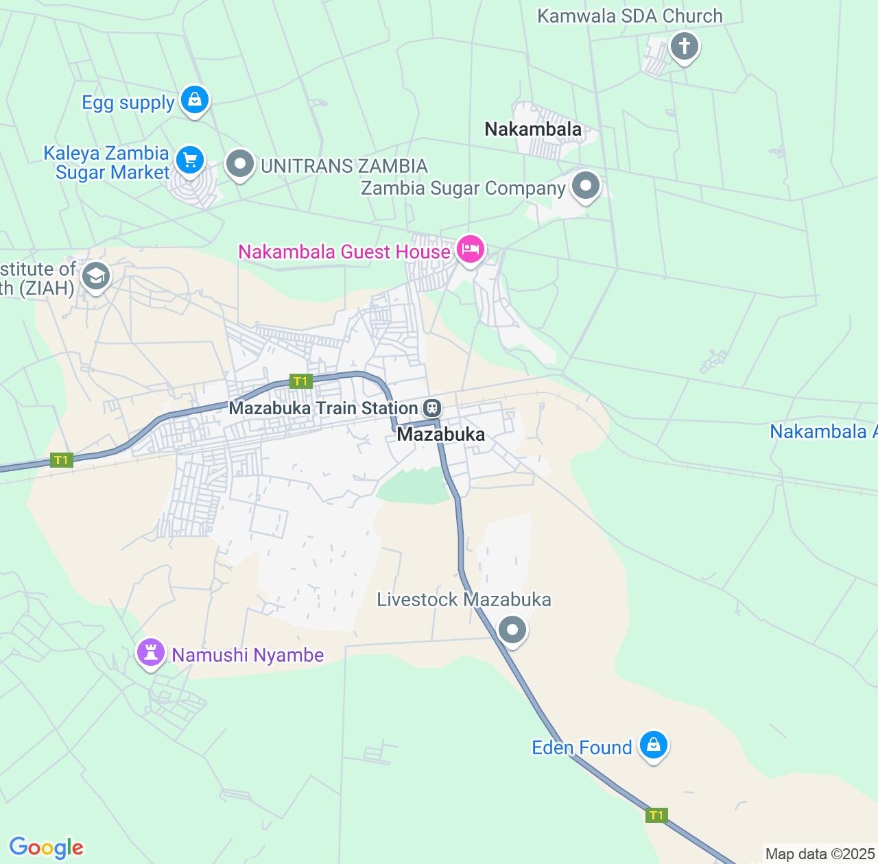 Map image for Intellectual Property Lawyers in Mazabuka and Southern Province IP firms at coordinates  ; .