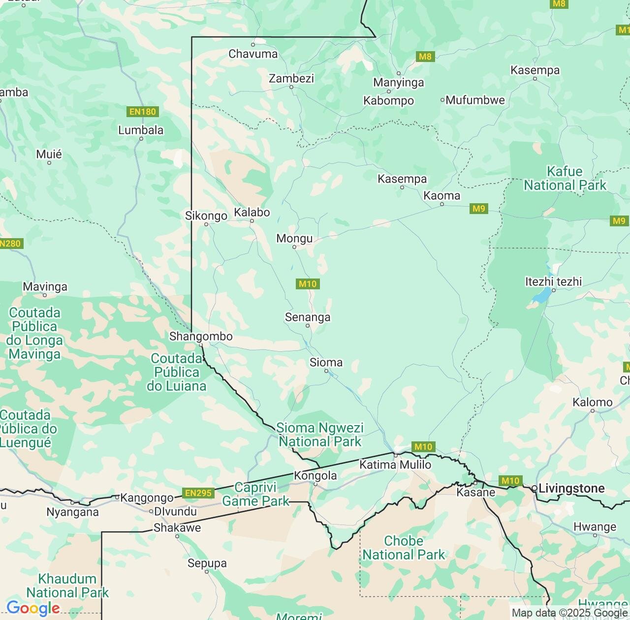 Map image for Intellectual Property Lawyers in Western Province and Zambia IP firms at coordinates  ; .