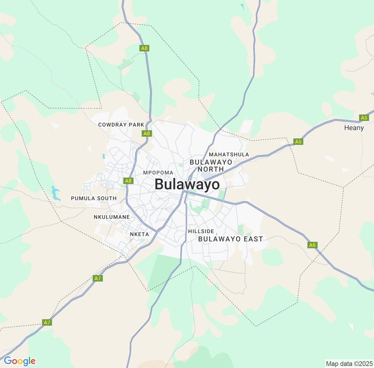 Map image for Intellectual Property Lawyers in Bulawayo and Zimbabwe IP firms at coordinates  ; .