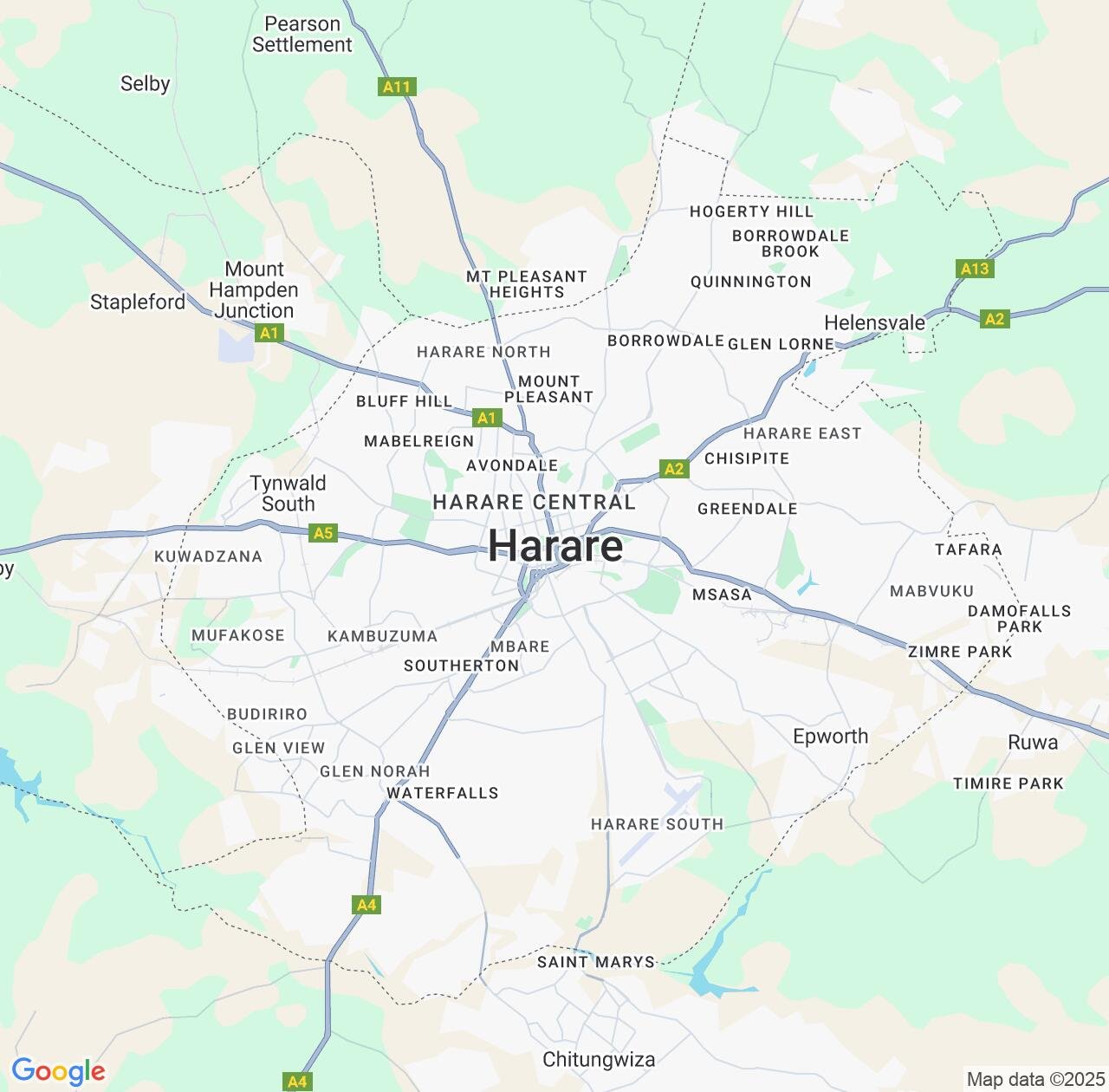 Map image for Intellectual Property Lawyers in Harare and Zimbabwe IP firms at coordinates  ; .