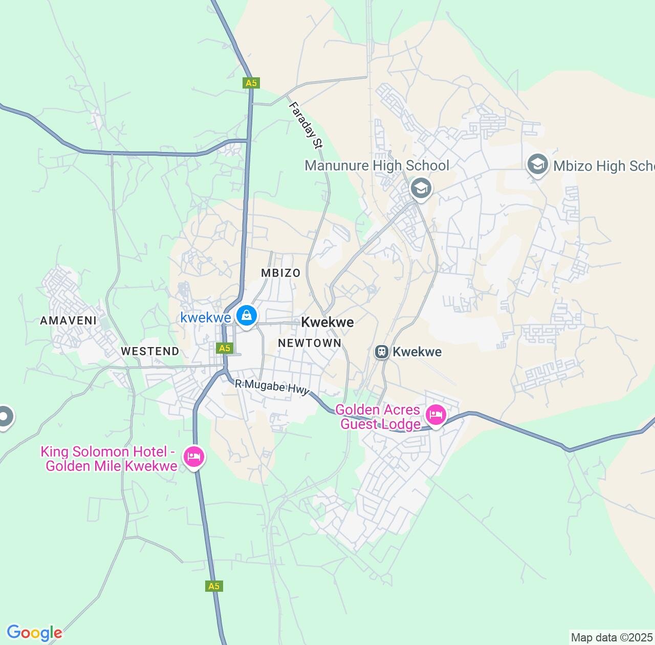 Map image for Intellectual Property Lawyers in Kwekwe and Midlands Province IP firms at coordinates  ; .