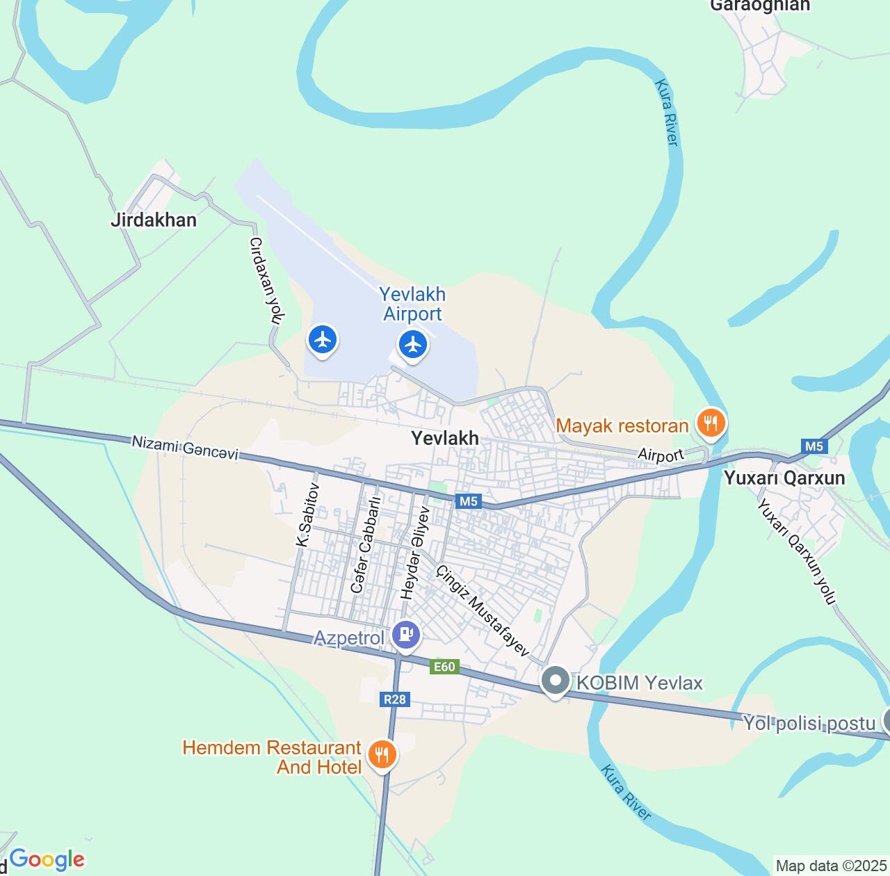 Map image for Intellectual Property Lawyers in Yevlax City and Azerbaijan IP firms at coordinates  ; .