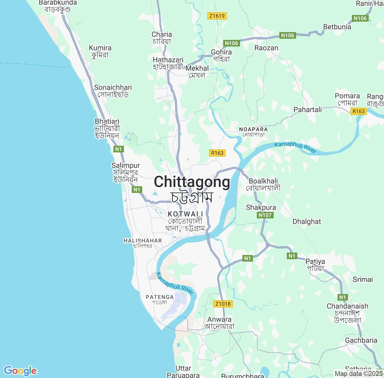 Map image for Intellectual Property Lawyers in Hathazari and Chittagong IP firms at coordinates  ; .