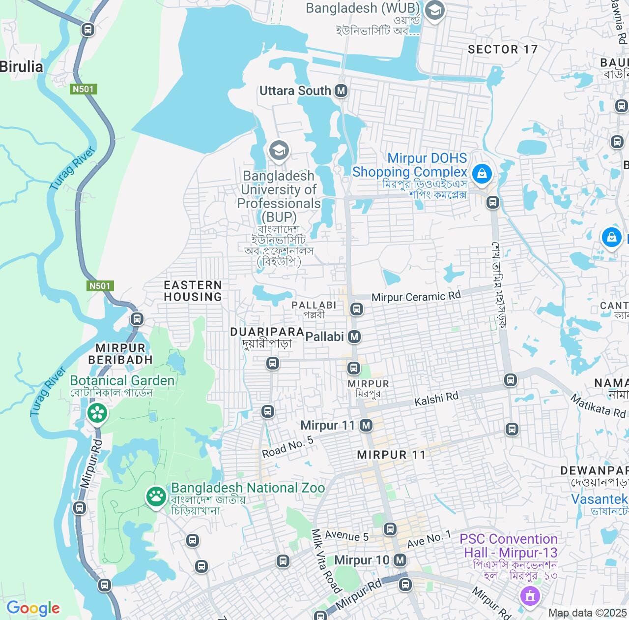 Map image for Intellectual Property Lawyers in Pallabi and Dhaka Division IP firms at coordinates  ; .