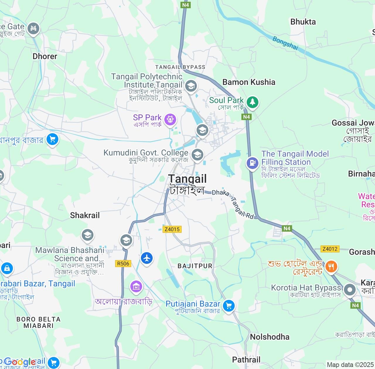 Map image for Intellectual Property Lawyers in Tangail and Dhaka Division IP firms at coordinates  ; .