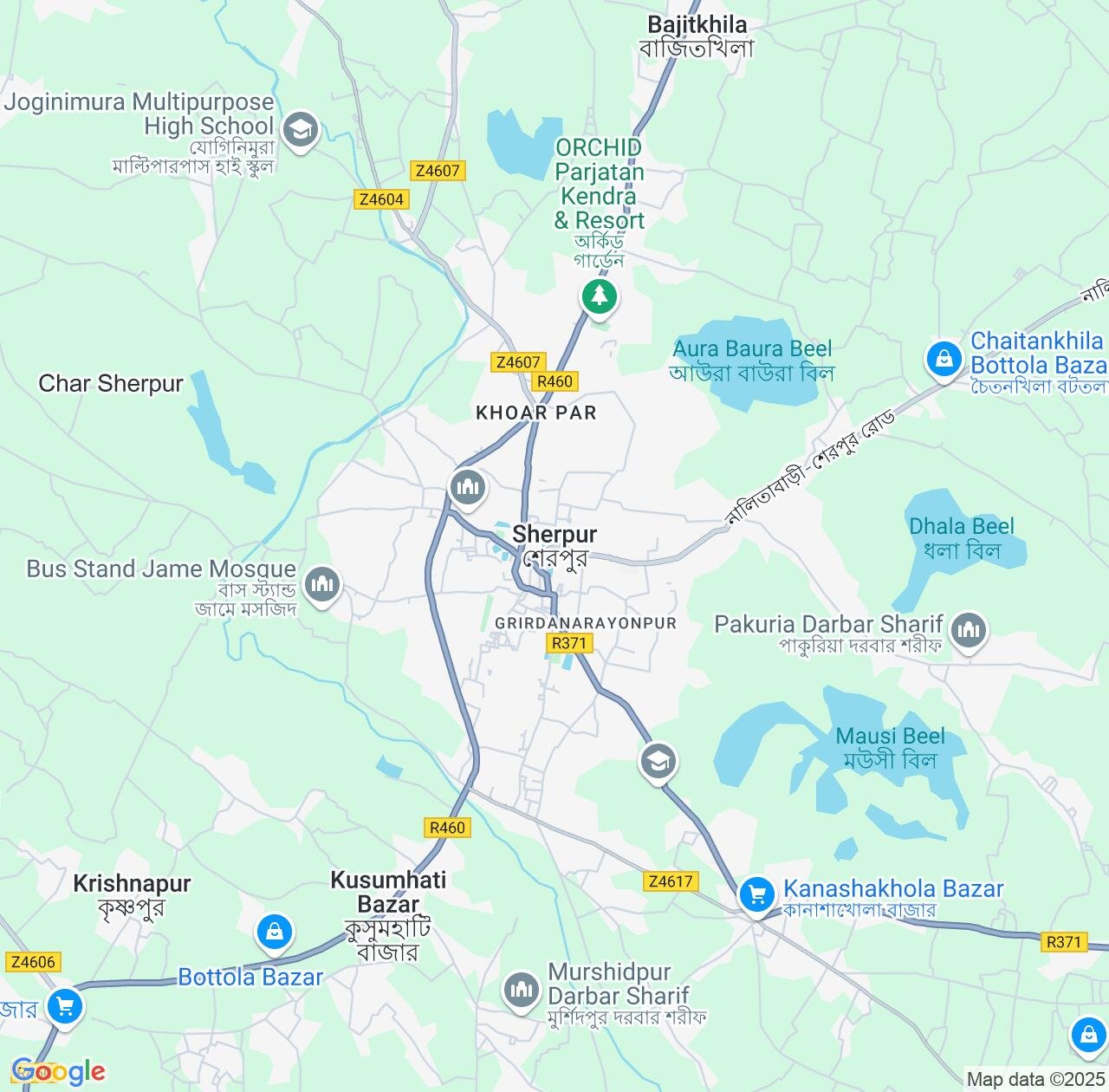 Map image for Intellectual Property Lawyers in Sherpur and Mymensingh Division IP firms at coordinates  ; .