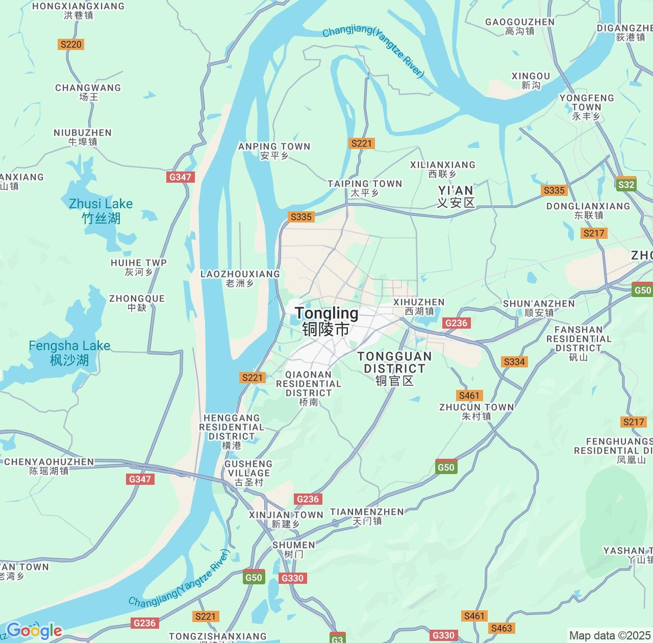 Map image for Intellectual Property Lawyers in Tongling and Anhui IP firms at coordinates  ; .