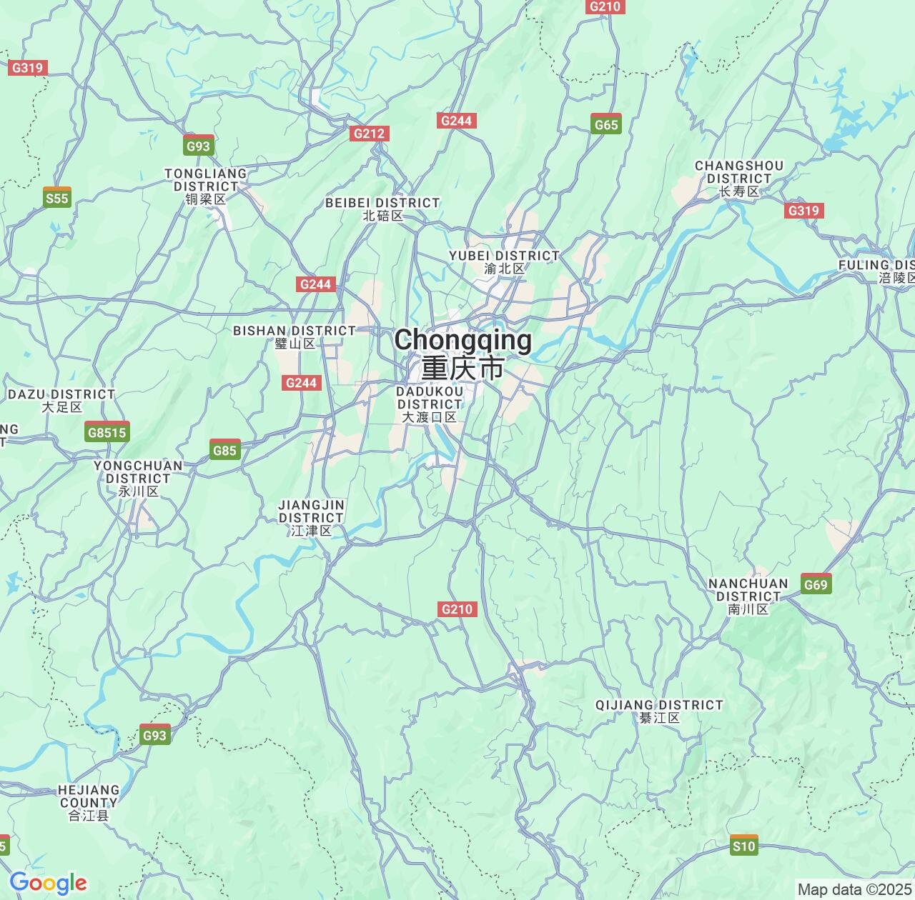 Map image for Intellectual Property Lawyers in Banan and Chongqing IP firms at coordinates  ; .