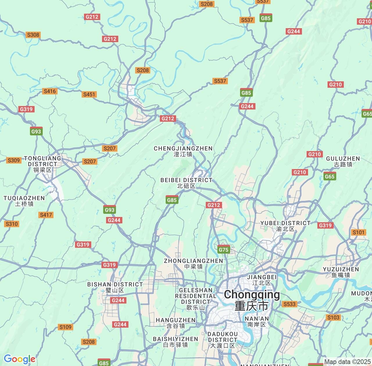 Map image for Intellectual Property Lawyers in Beibei and Chongqing IP firms at coordinates  ; .