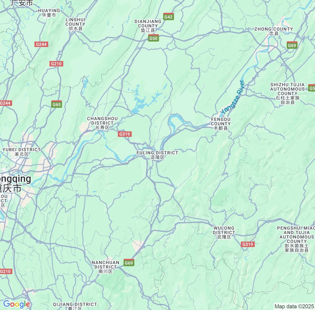 Map image for Intellectual Property Lawyers in Fuling and Chongqing IP firms at coordinates  ; .