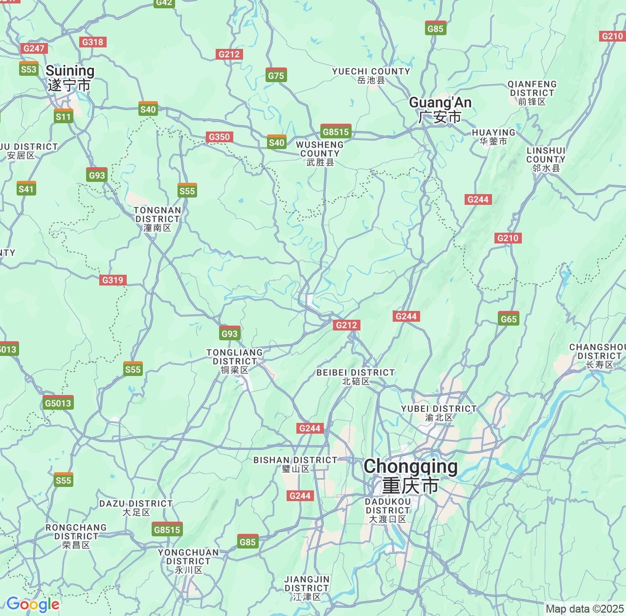Map image for Intellectual Property Lawyers in Hechuan and Chongqing IP firms at coordinates  ; .