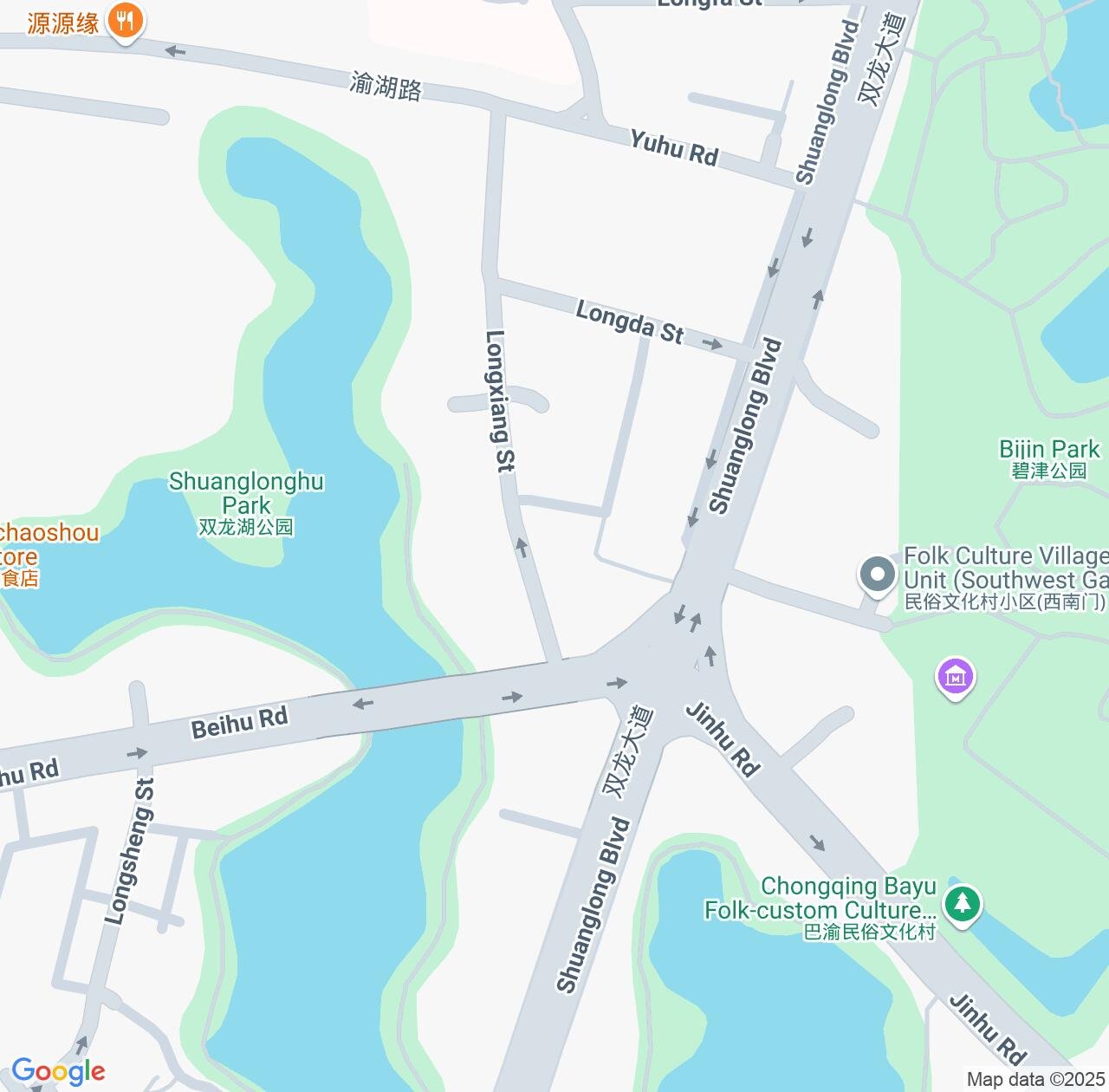 Map image for Intellectual Property Lawyers in Shuanglonghu and Chongqing IP firms at coordinates  ; .