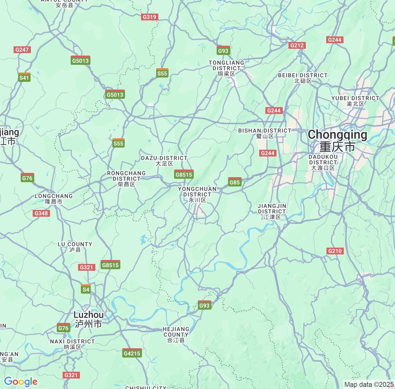 Map image for Intellectual Property Lawyers in Yongchuan and Chongqing IP firms at coordinates  ; .
