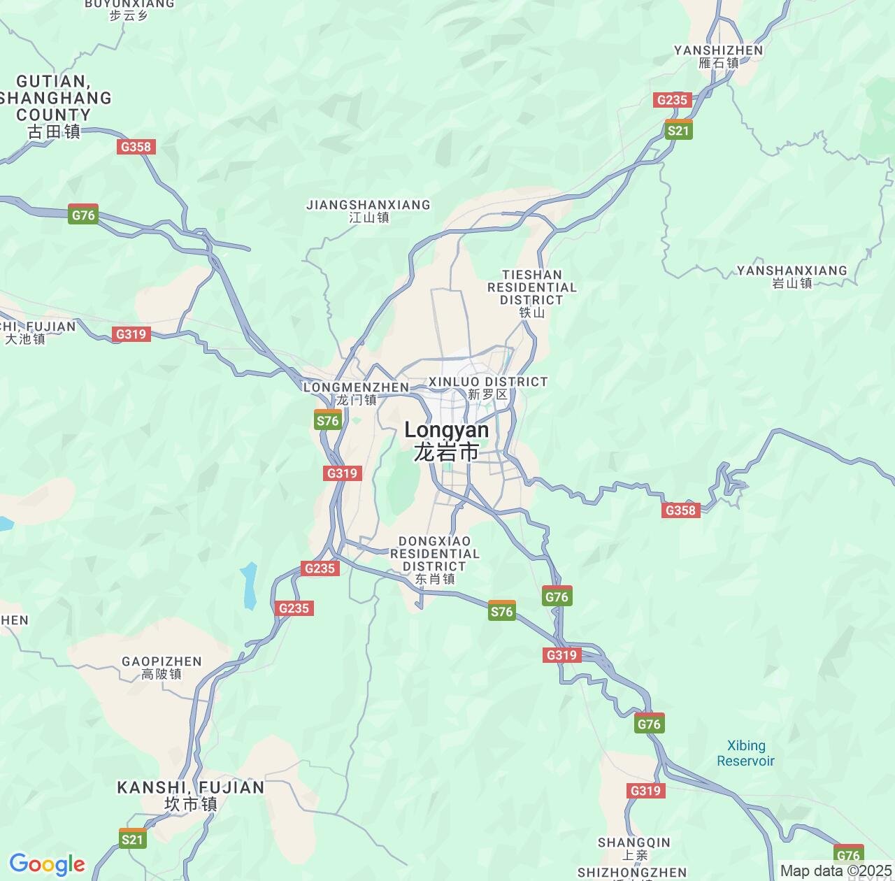 Map image for Intellectual Property Lawyers in Longyan and Fujian IP firms at coordinates  ; .