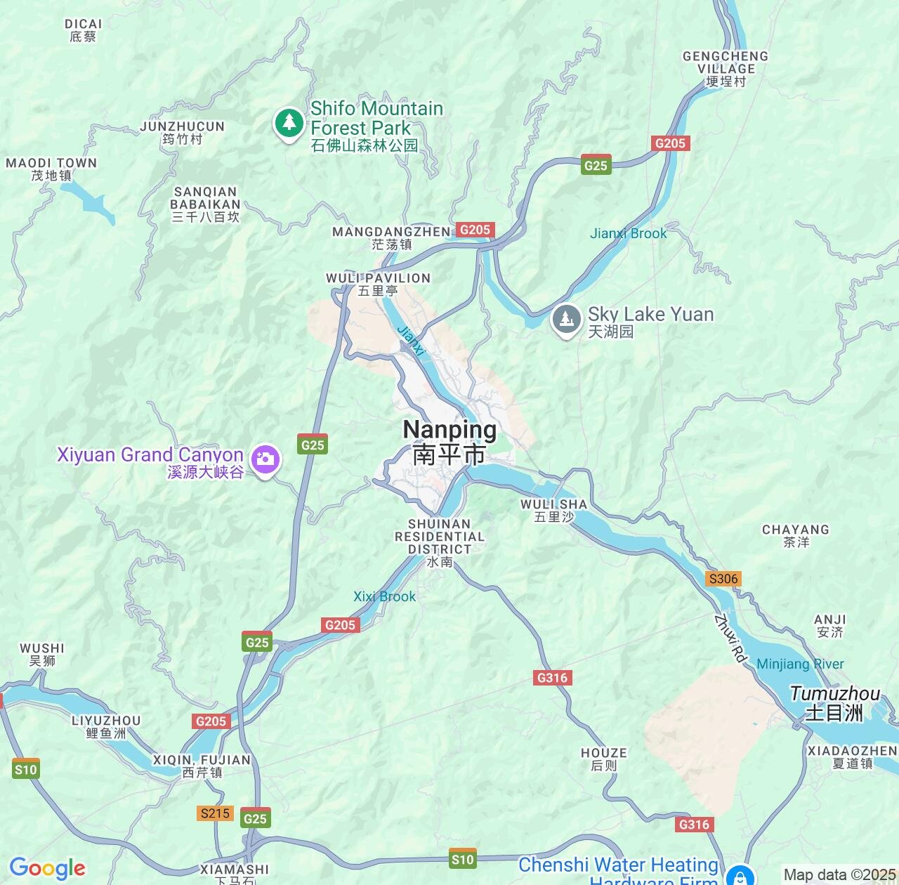 Map image for Intellectual Property Lawyers in Nanping and Fujian IP firms at coordinates  ; .