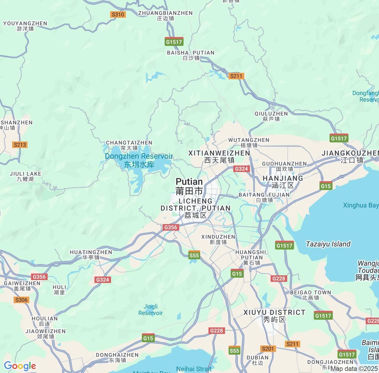 Map image for Intellectual Property Lawyers in Putian and Fujian IP firms at coordinates  ; .