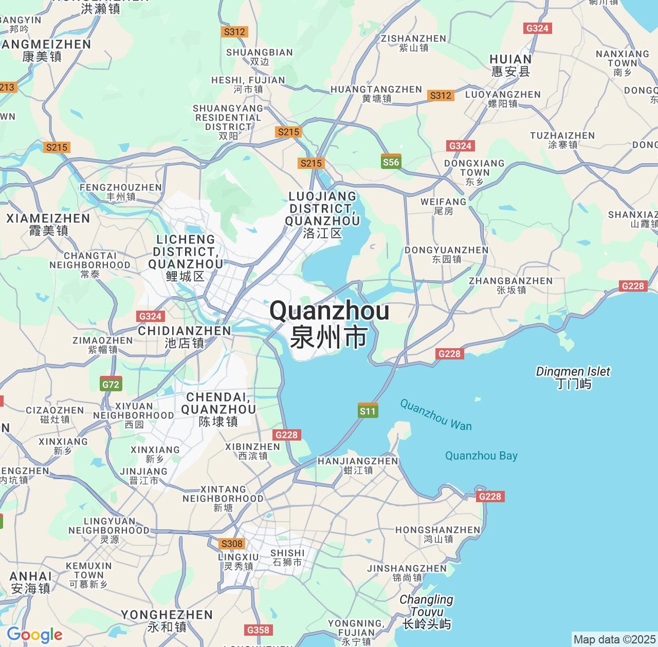 Map image for Intellectual Property Lawyers in Quanzhou and Fujian IP firms at coordinates  ; .