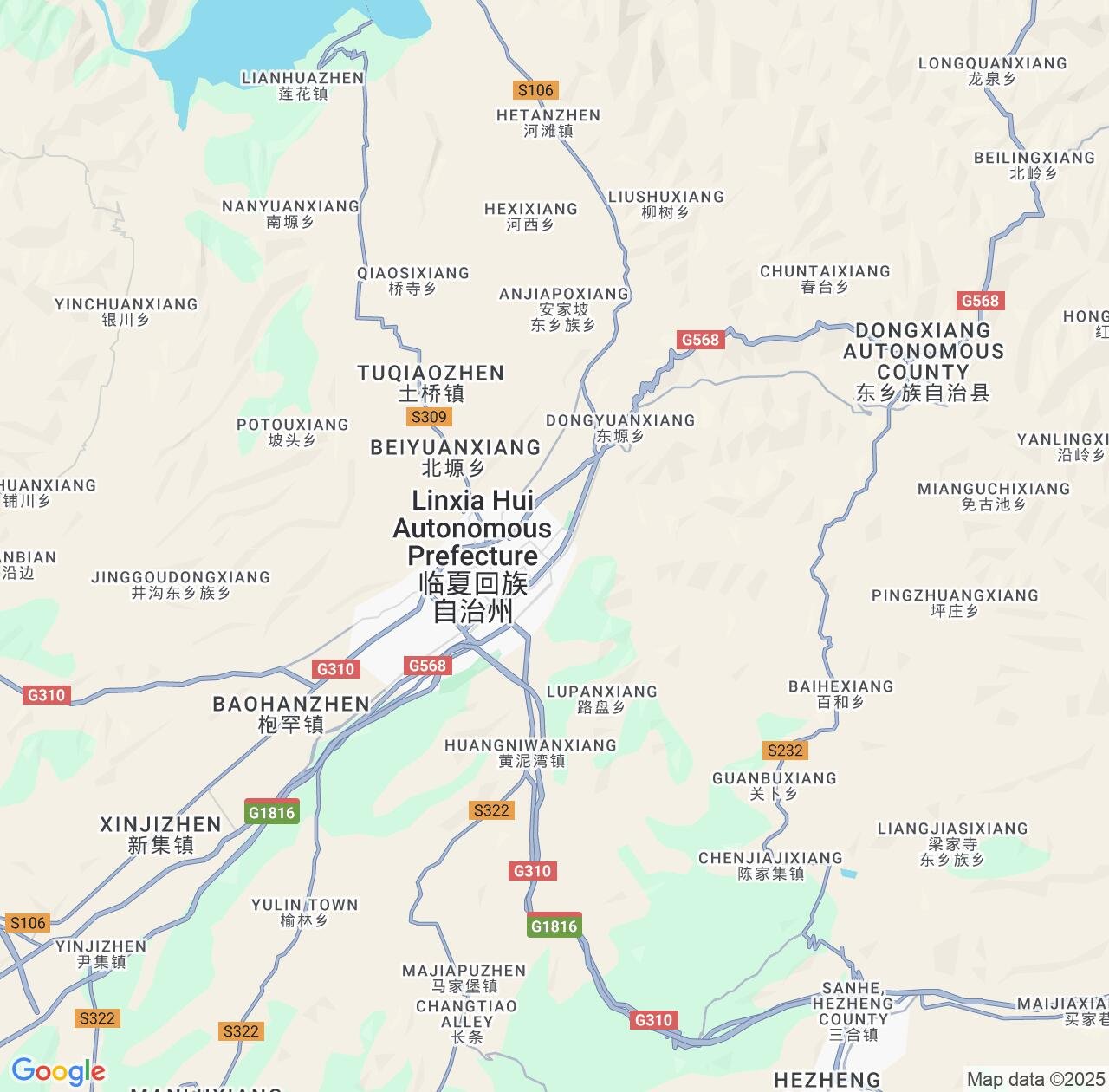 Map image for Intellectual Property Lawyers in Linxia Chengguanzhen and Gansu IP firms at coordinates  ; .