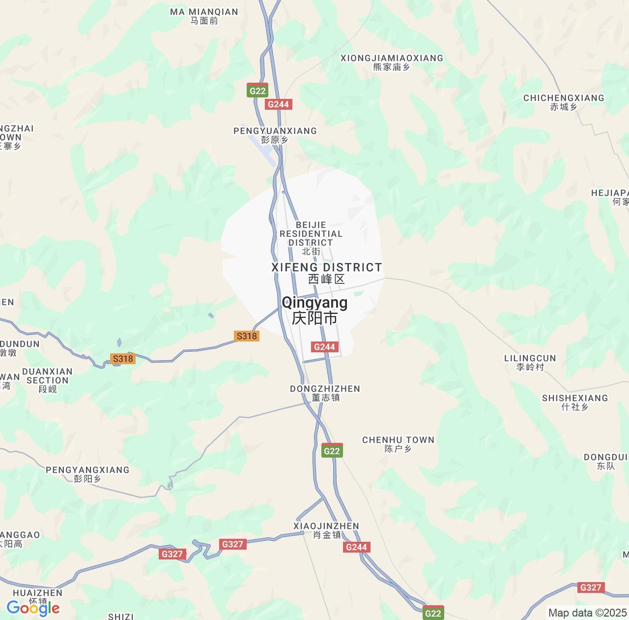 Map image for Intellectual Property Lawyers in Qingyang and Gansu IP firms at coordinates  ; .