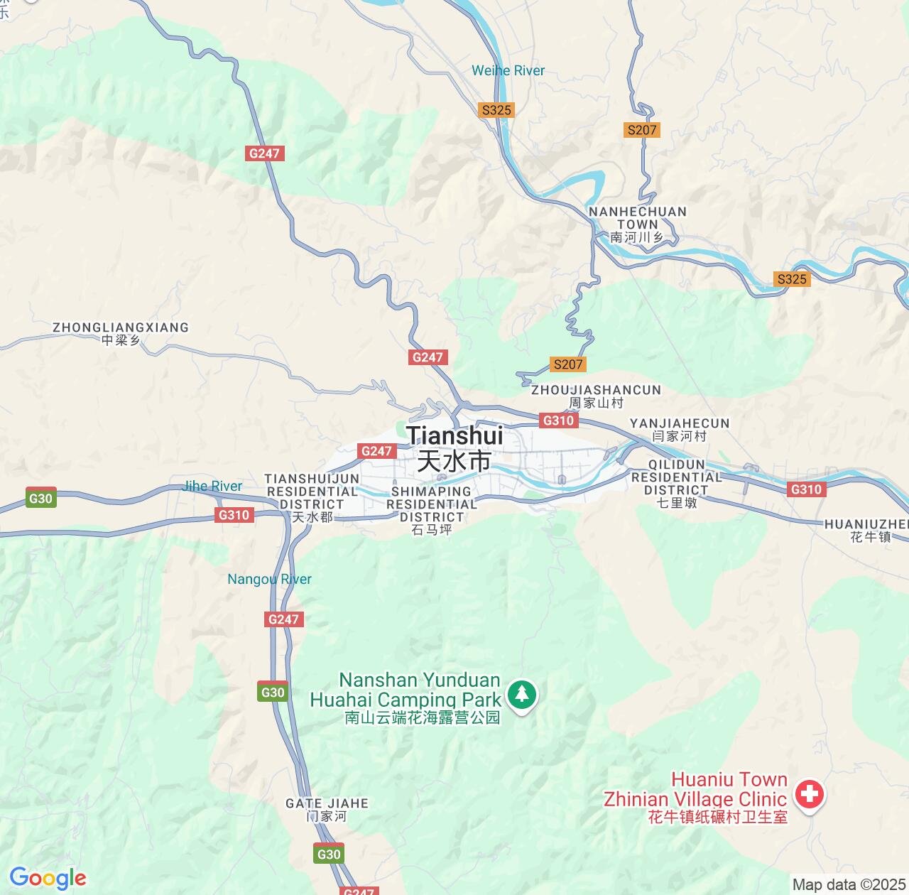 Map image for Intellectual Property Lawyers in Tianshui and Gansu IP firms at coordinates  ; .