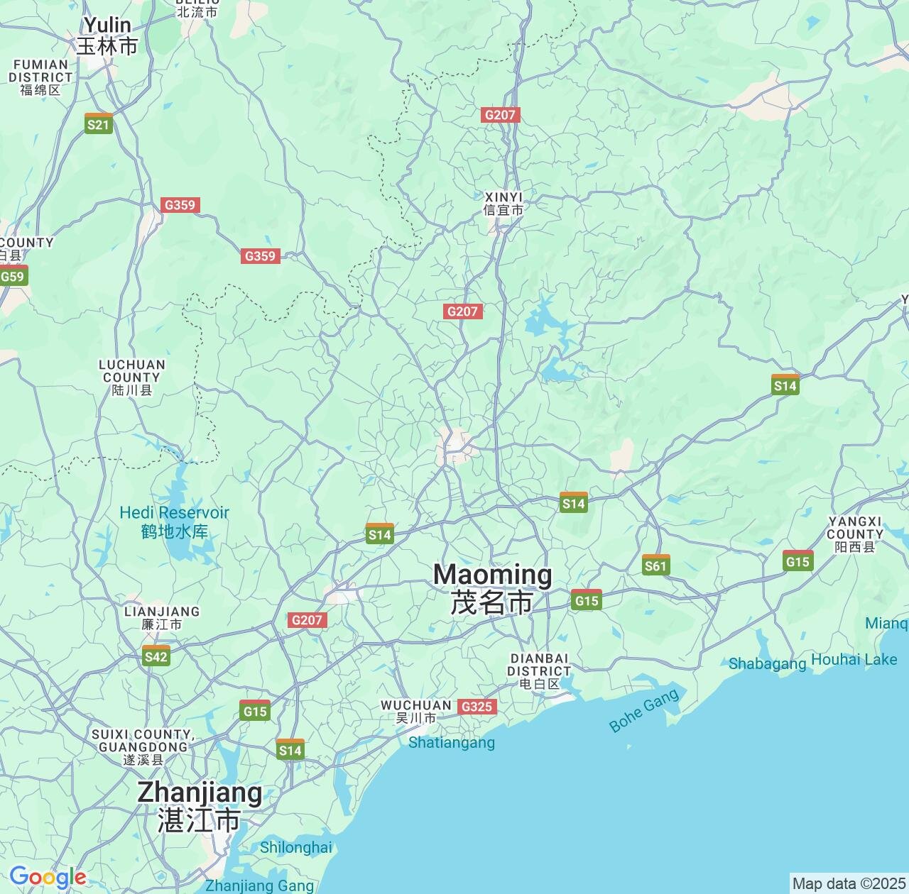 Map image for Intellectual Property Lawyers in Gaozhou and Guangdong IP firms at coordinates  ; .