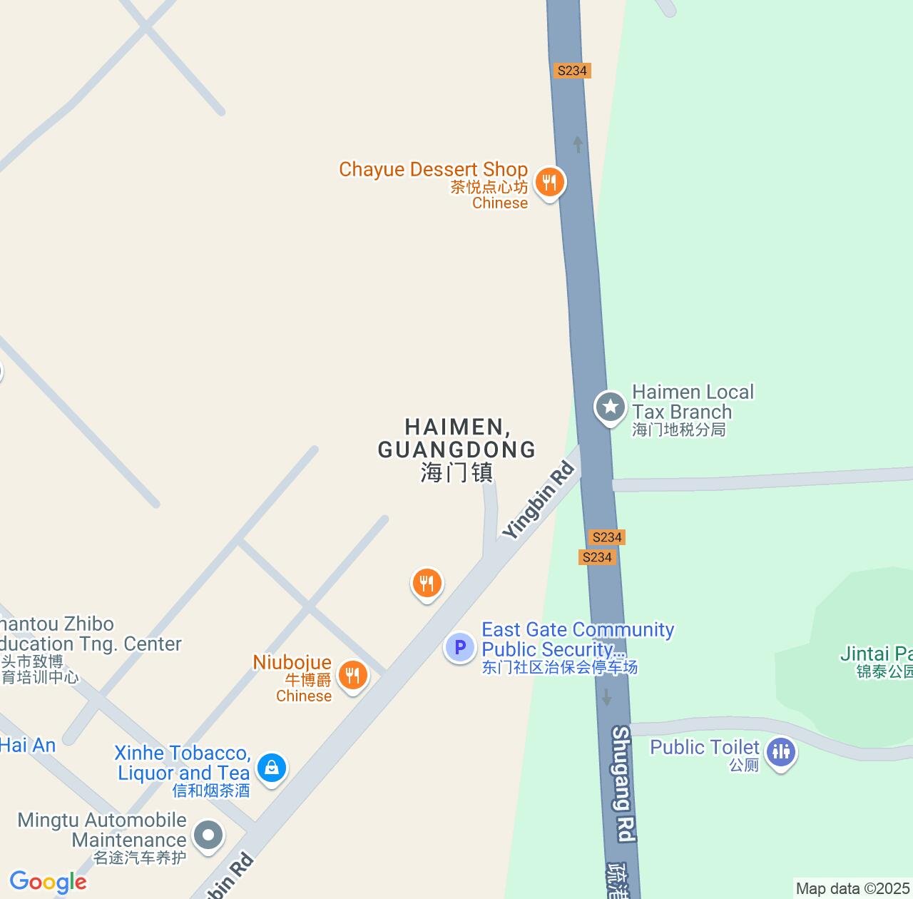 Map image for Intellectual Property Lawyers in Haimen and Guangdong IP firms at coordinates  ; .