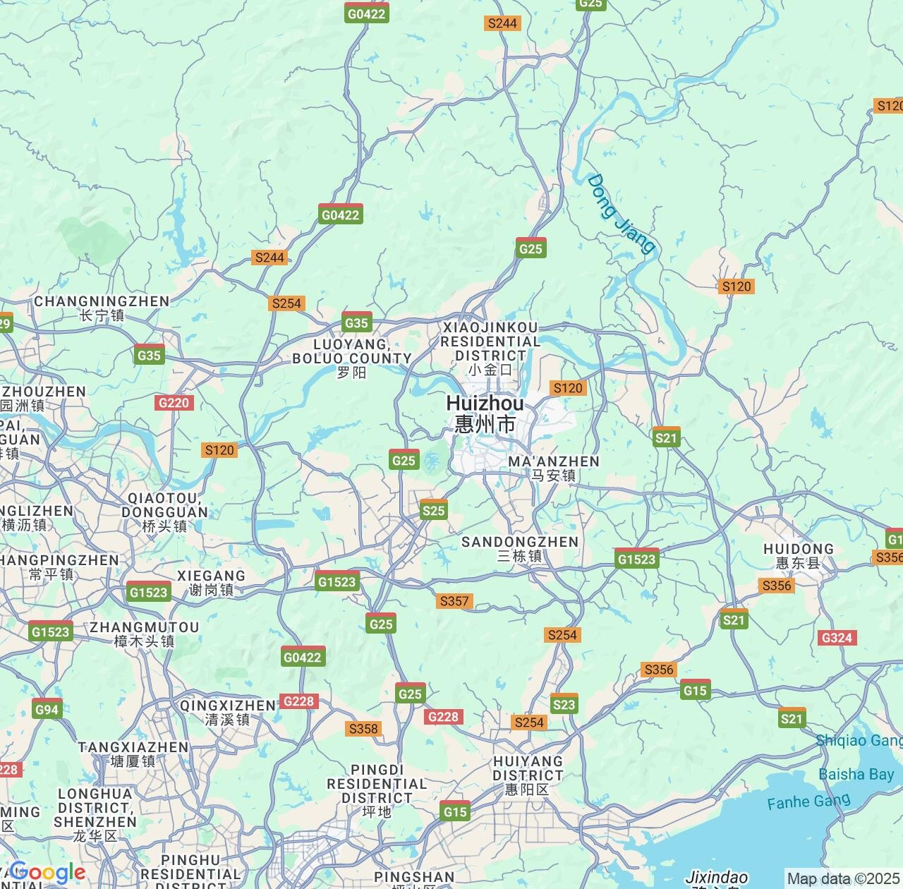 Map image for Intellectual Property Lawyers in Huicheng and Guangdong IP firms at coordinates  ; .
