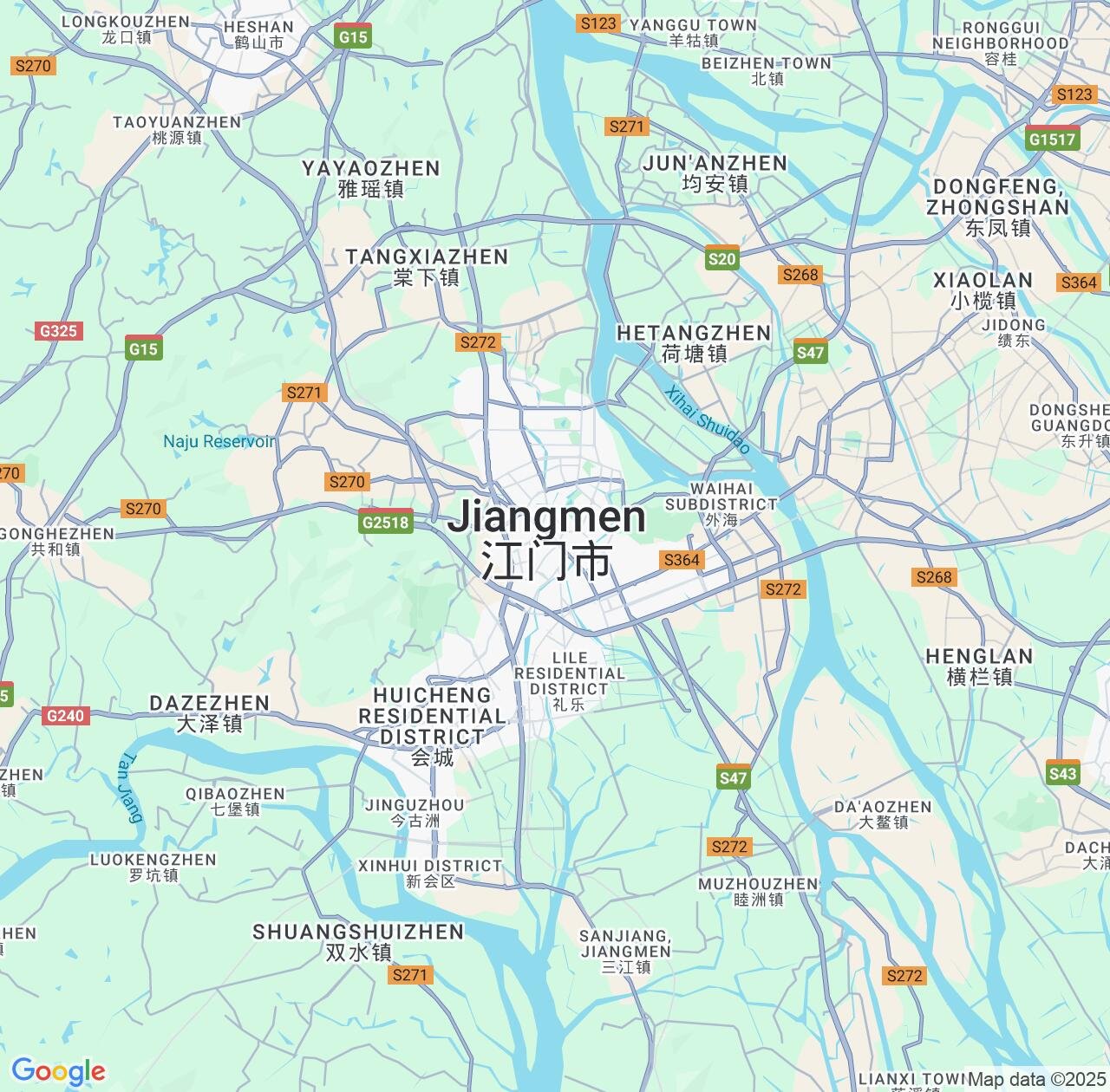 Map image for Intellectual Property Lawyers in Jiangmen and Guangdong IP firms at coordinates  ; .