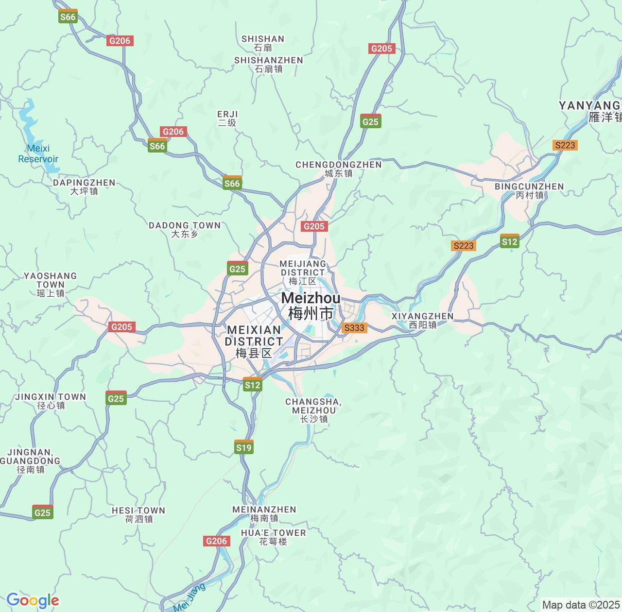 Map image for Intellectual Property Lawyers in Meizhou and Guangdong IP firms at coordinates  ; .