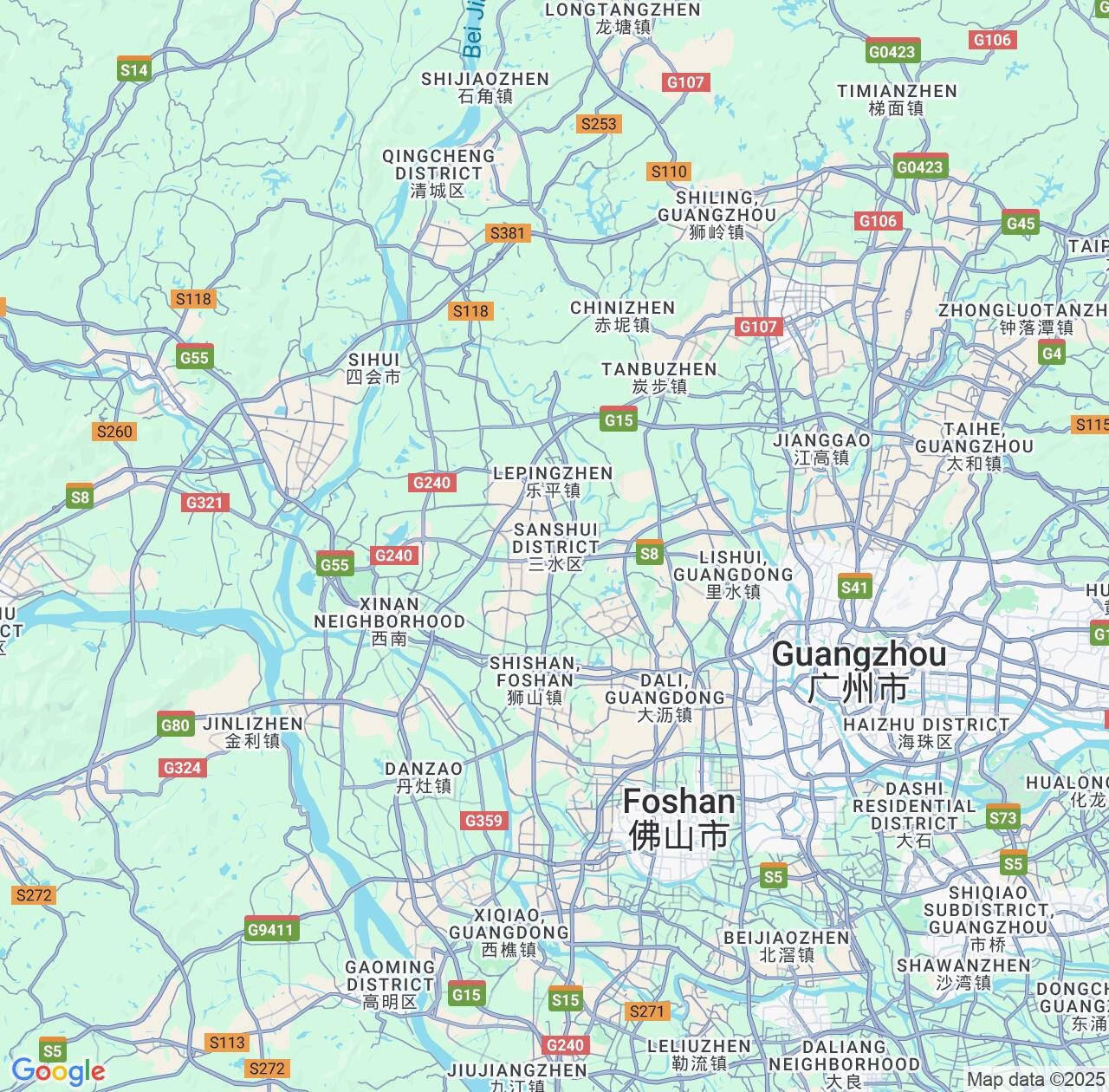 Map image for Intellectual Property Lawyers in Sanshui and Guangdong IP firms at coordinates  ; .