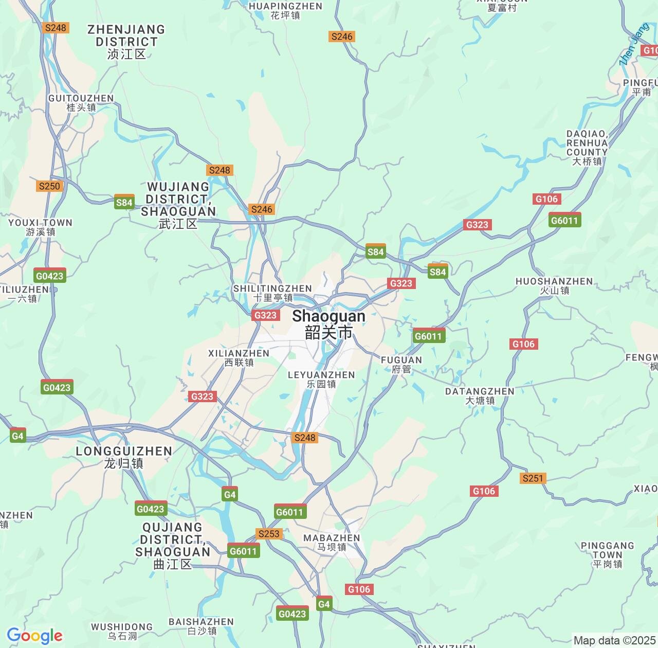 Map image for Intellectual Property Lawyers in Shaoguan and Guangdong IP firms at coordinates  ; .