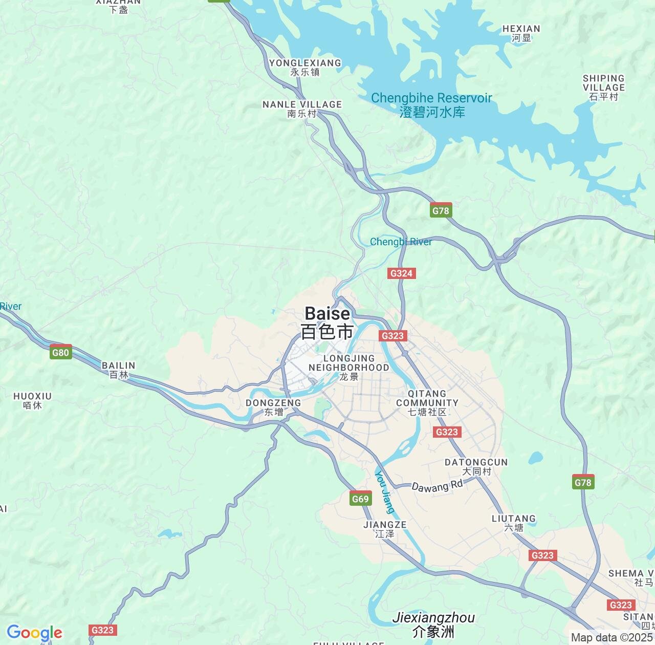 Map image for Intellectual Property Lawyers in Baise and Guangxi IP firms at coordinates  ; .