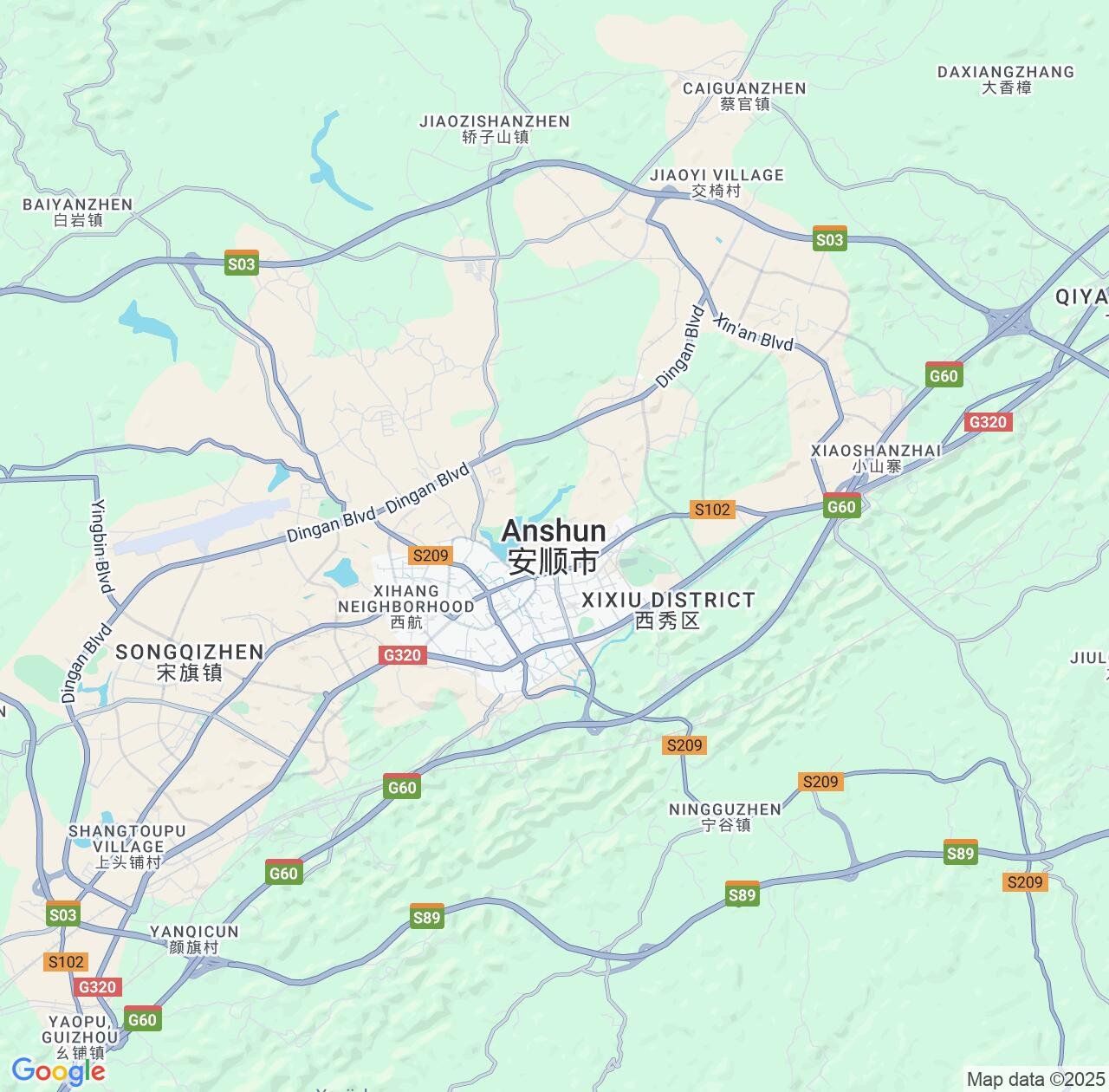 Map image for Intellectual Property Lawyers in Anshun and Guizhou IP firms at coordinates  ; .