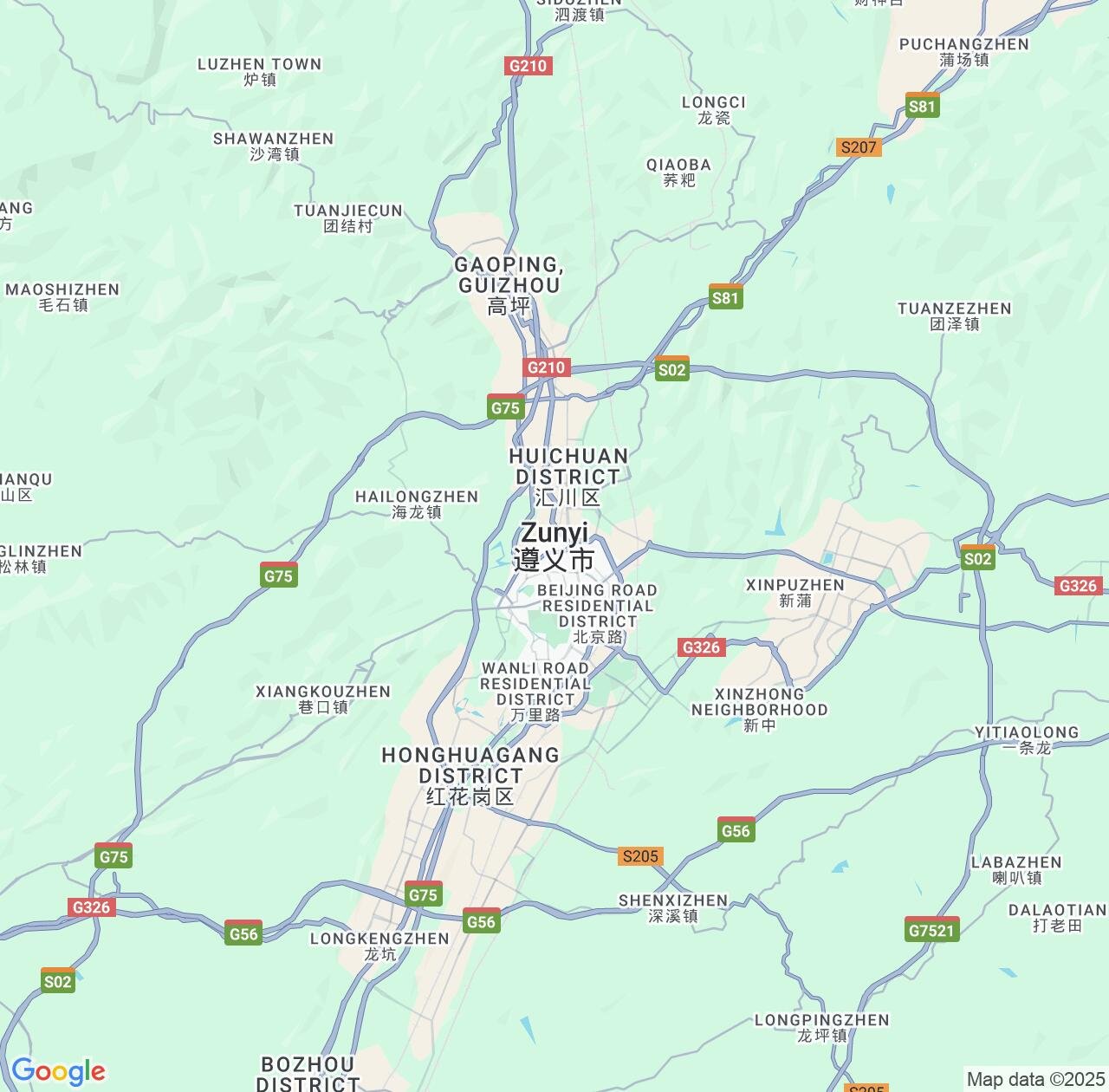 Map image for Intellectual Property Lawyers in Zunyi and Guizhou IP firms at coordinates  ; .
