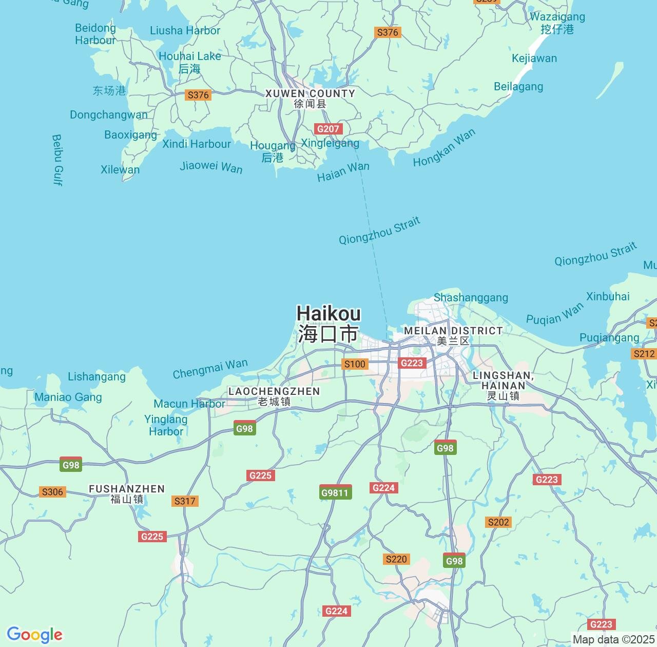 Map image for Intellectual Property Lawyers in Haikou and Hainan IP firms at coordinates  ; .