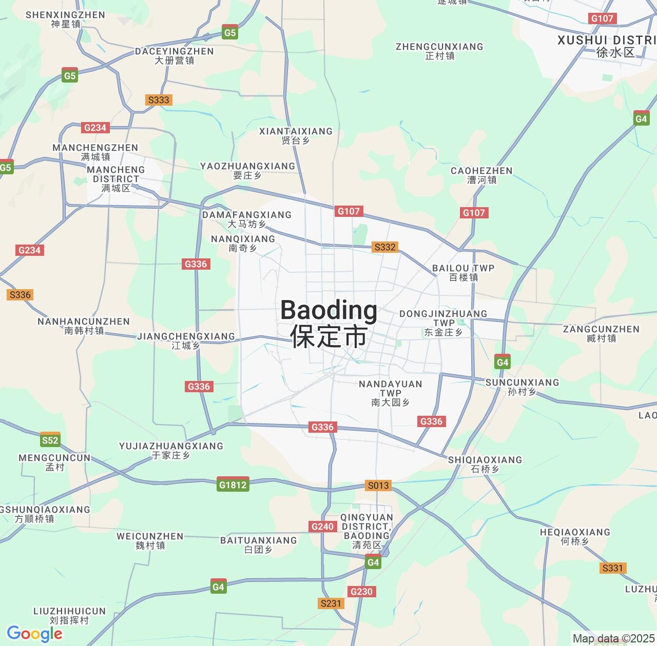 Map image for Intellectual Property Lawyers in Baoding and Hebei IP firms at coordinates  ; .