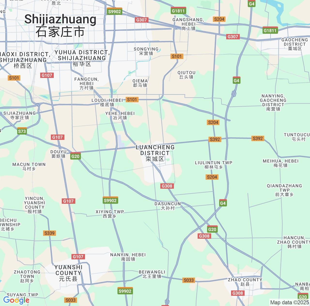 Map image for Intellectual Property Lawyers in Luancheng and Hebei IP firms at coordinates  ; .
