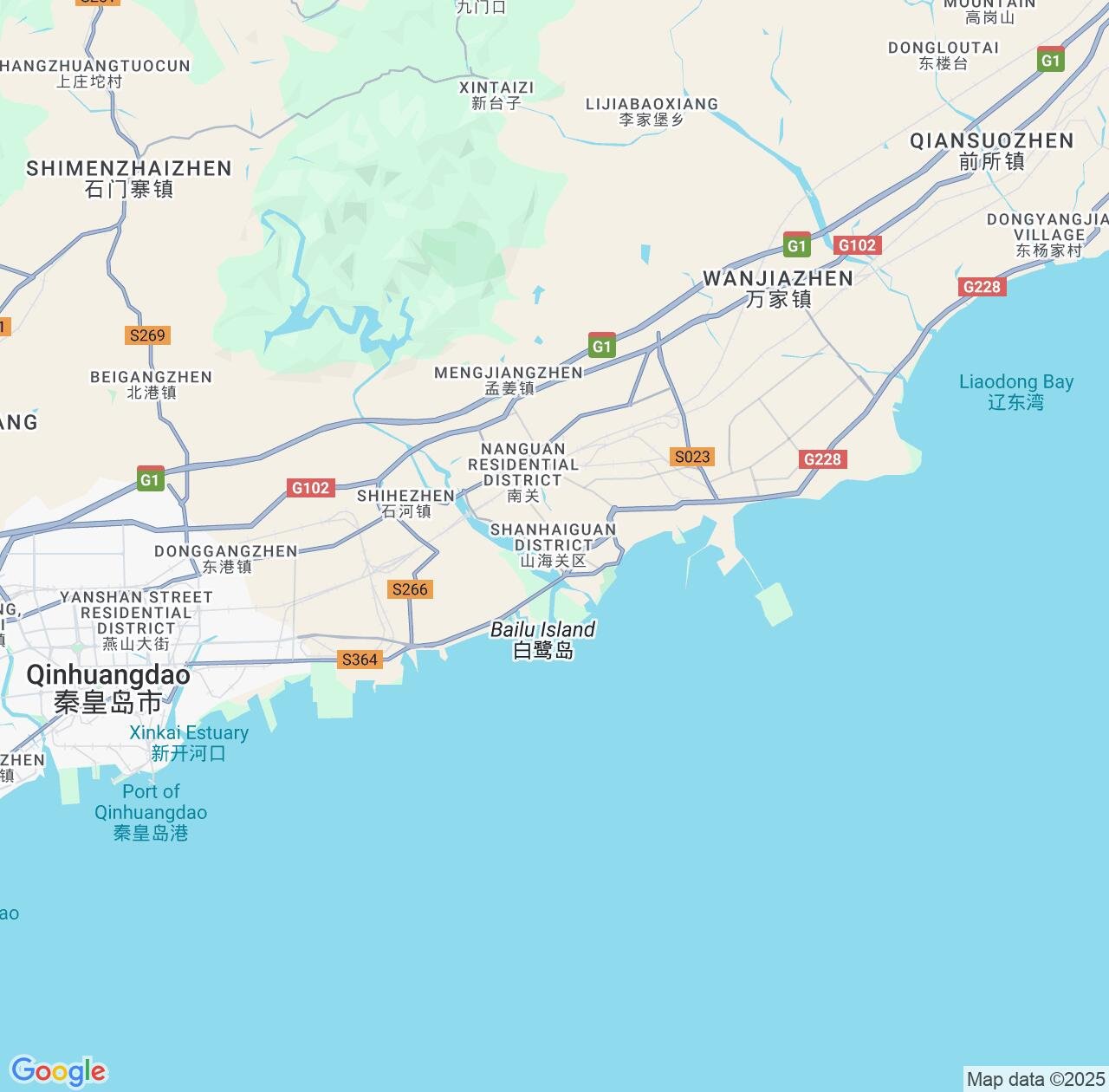 Map image for Intellectual Property Lawyers in Shanhaiguan and Hebei IP firms at coordinates  ; .