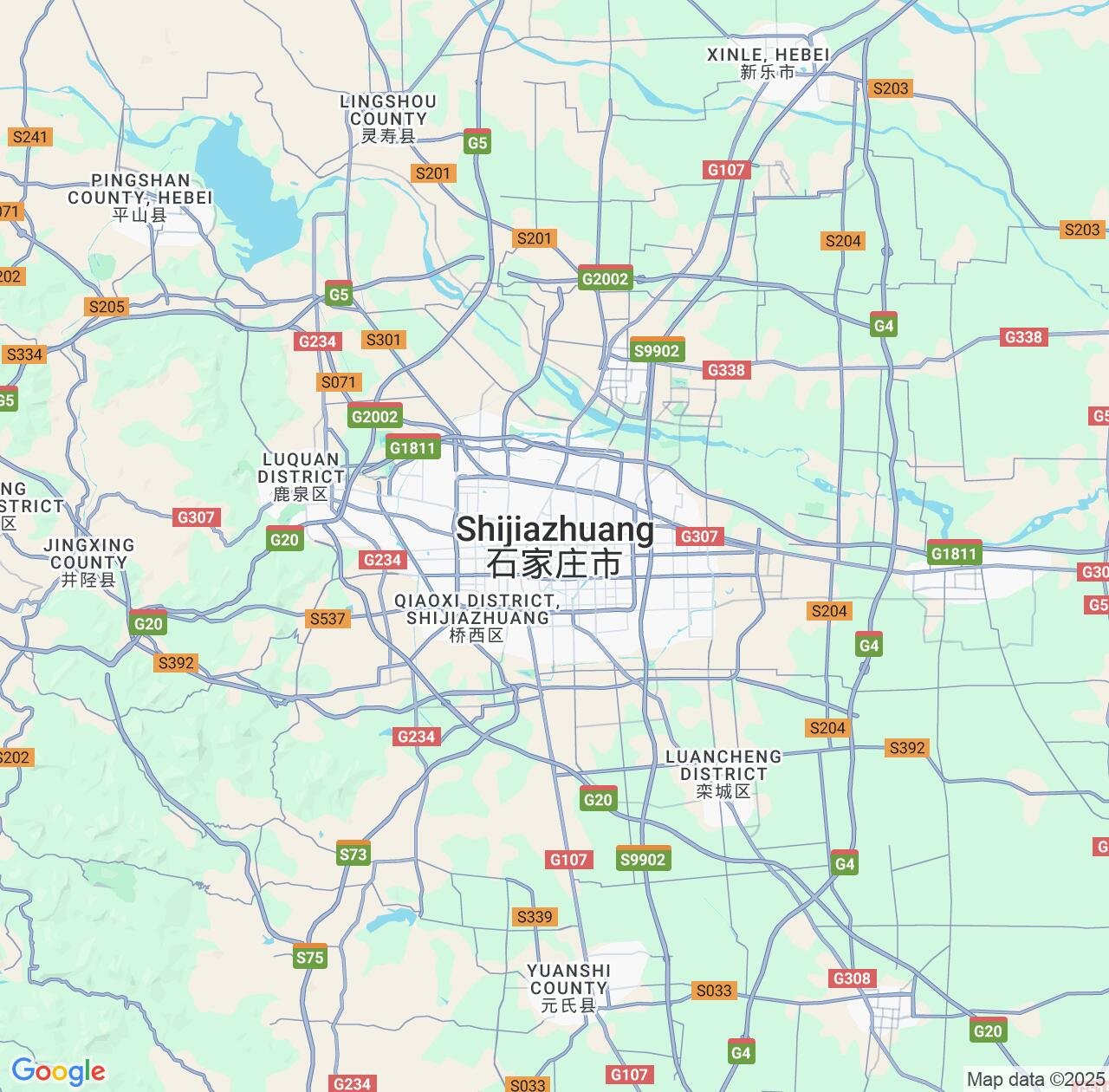 Map image for Intellectual Property Lawyers in Shijiazhuang and Hebei IP firms at coordinates  ; .