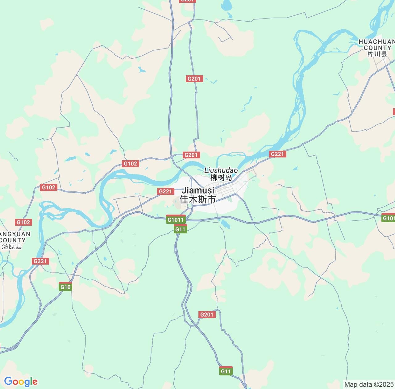 Map image for Intellectual Property Lawyers in Jiamusi and Heilongjiang IP firms at coordinates  ; .