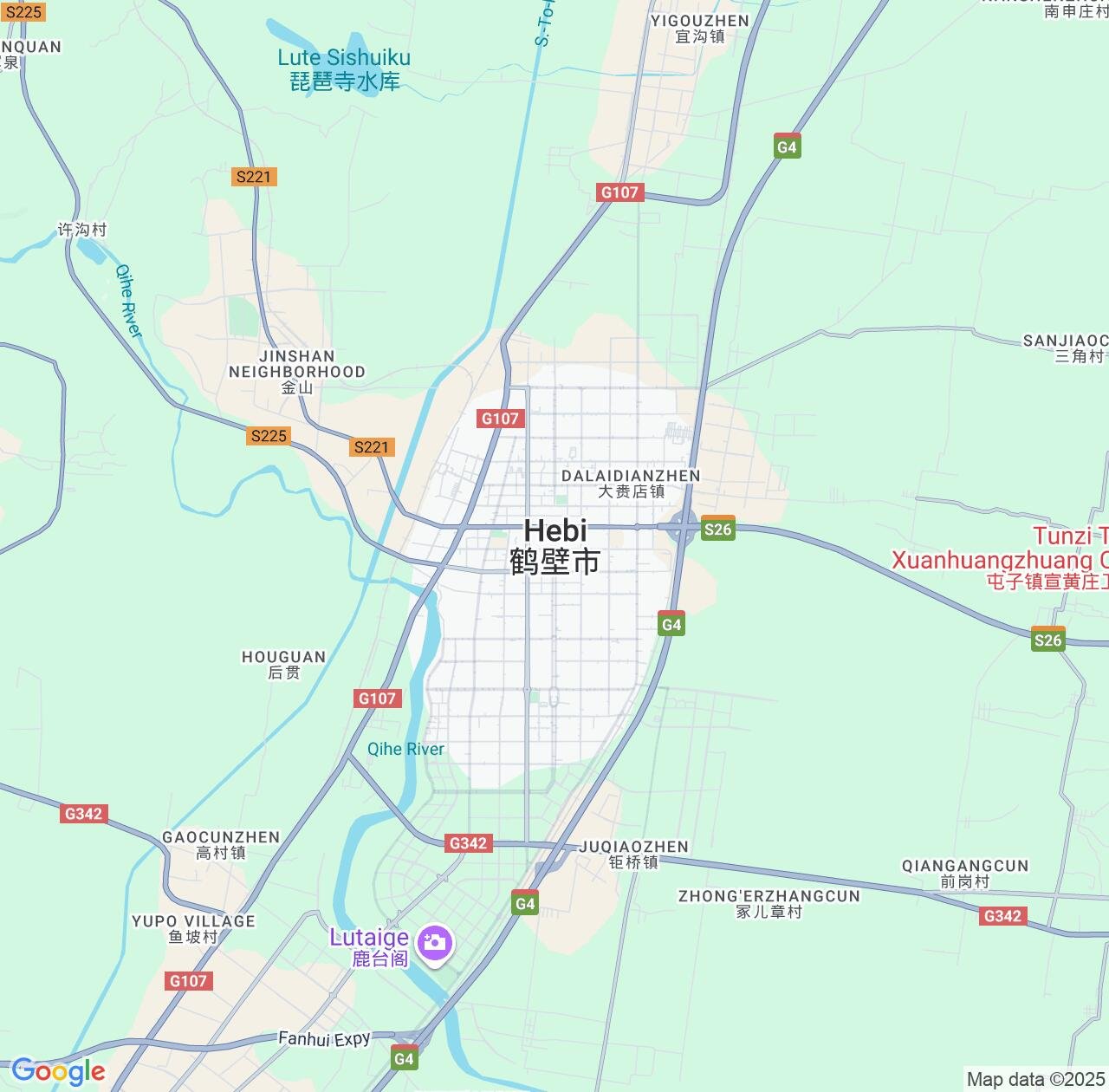 Map image for Intellectual Property Lawyers in Hebi and Henan IP firms at coordinates  ; .