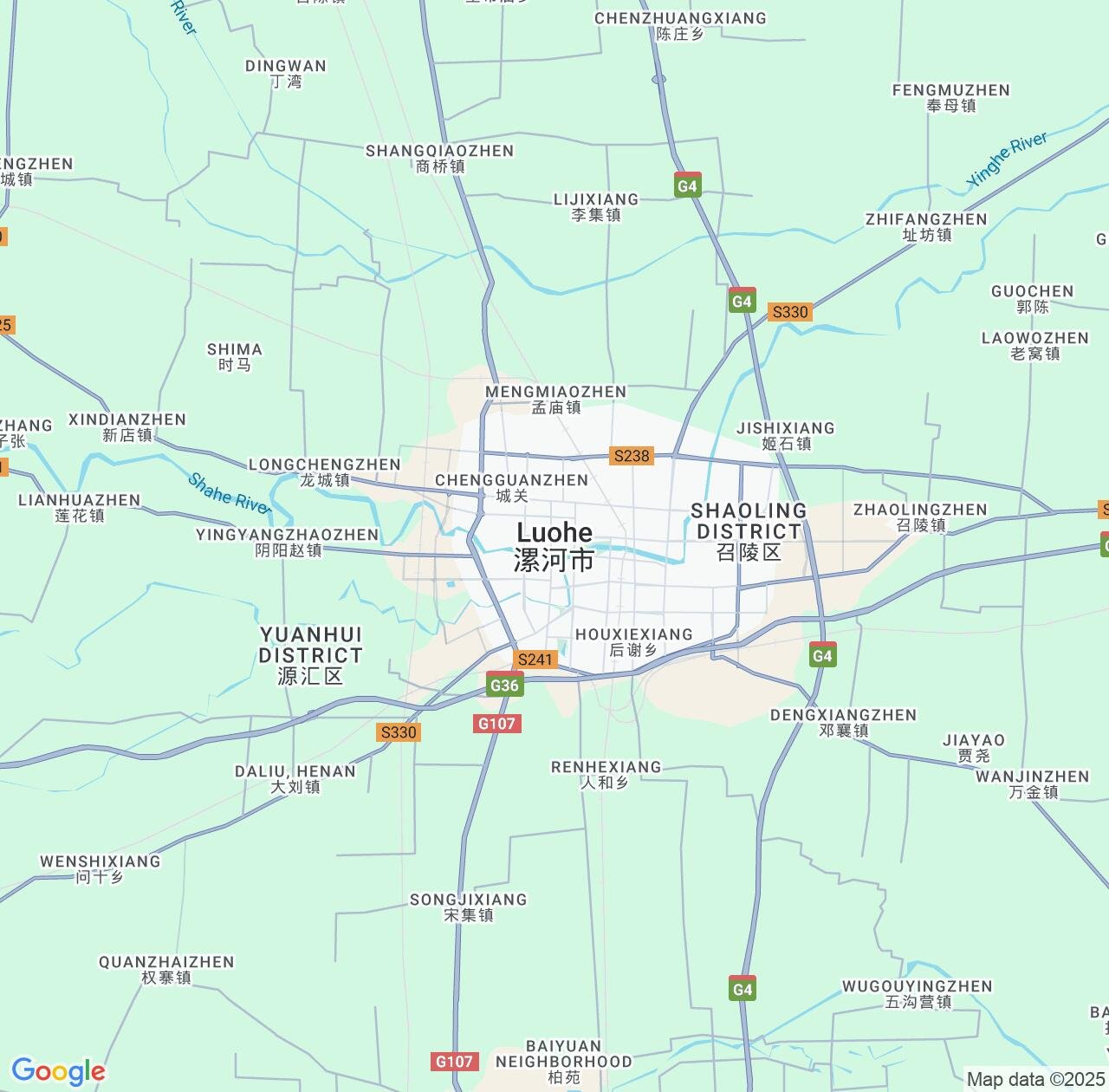 Map image for Intellectual Property Lawyers in Luohe and Henan IP firms at coordinates  ; .