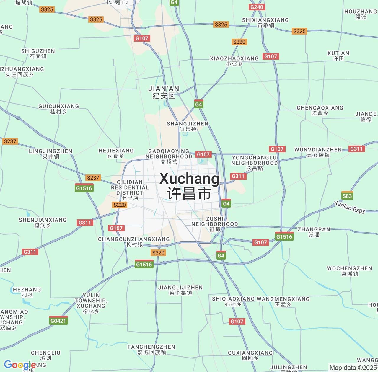 Map image for Intellectual Property Lawyers in Xuchang and Henan IP firms at coordinates  ; .